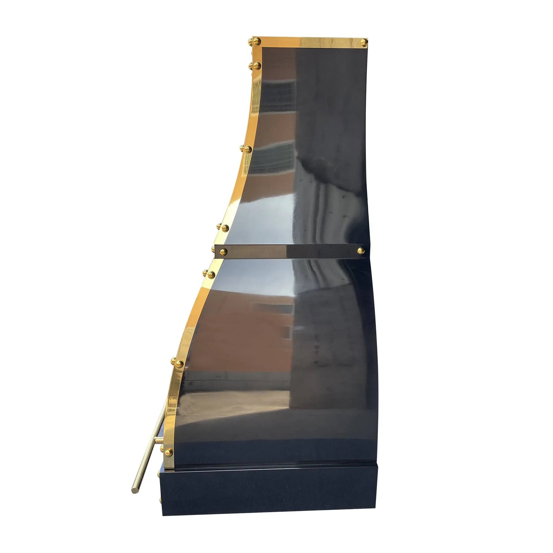 Fobest Mirror Black Stainless Steel Range Hood FSS-129-Stainless Steel Range Hood-Fobest