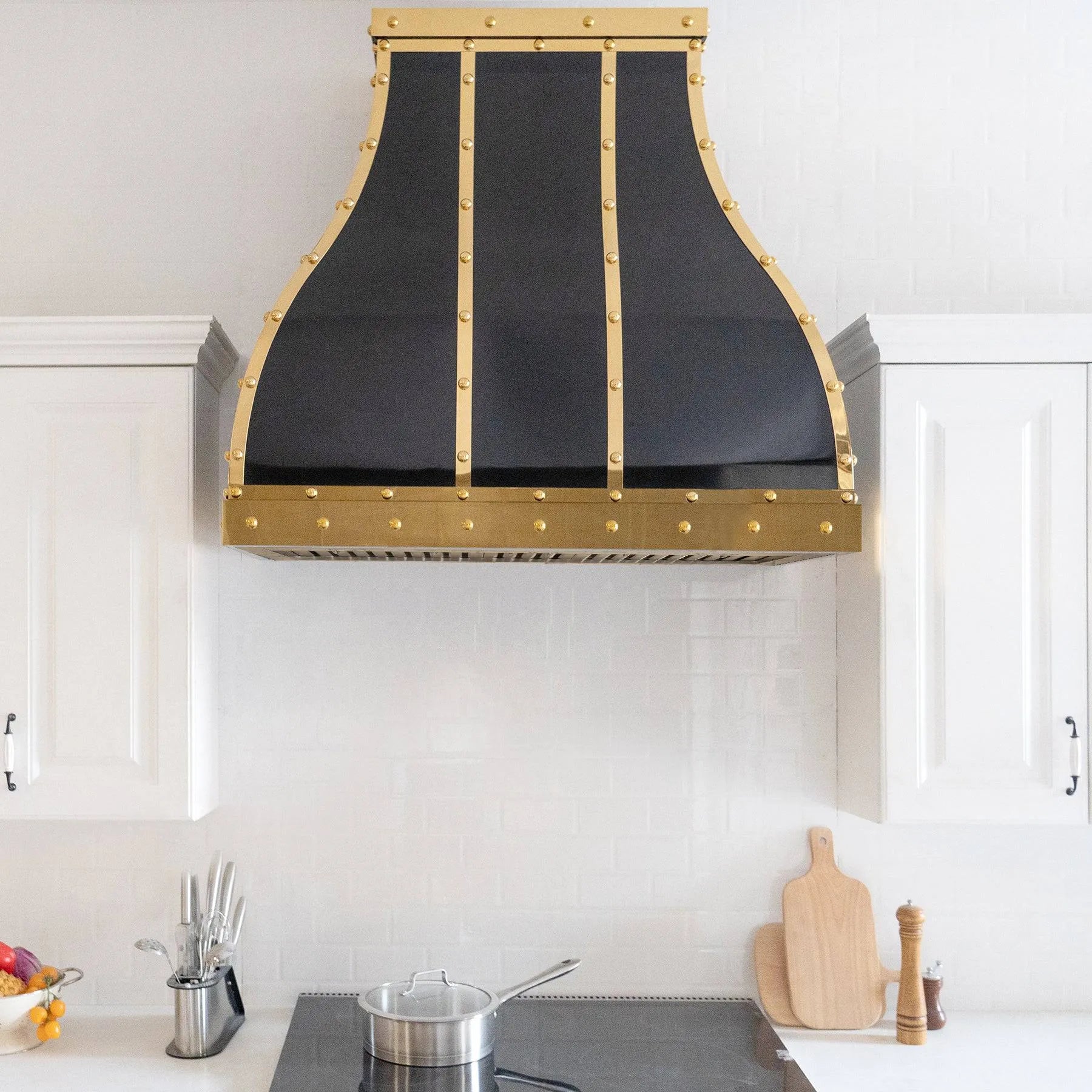 Fobest Mirror Black Stainless Steel Range Hood FSS-129-Stainless Steel Range Hood-Fobest
