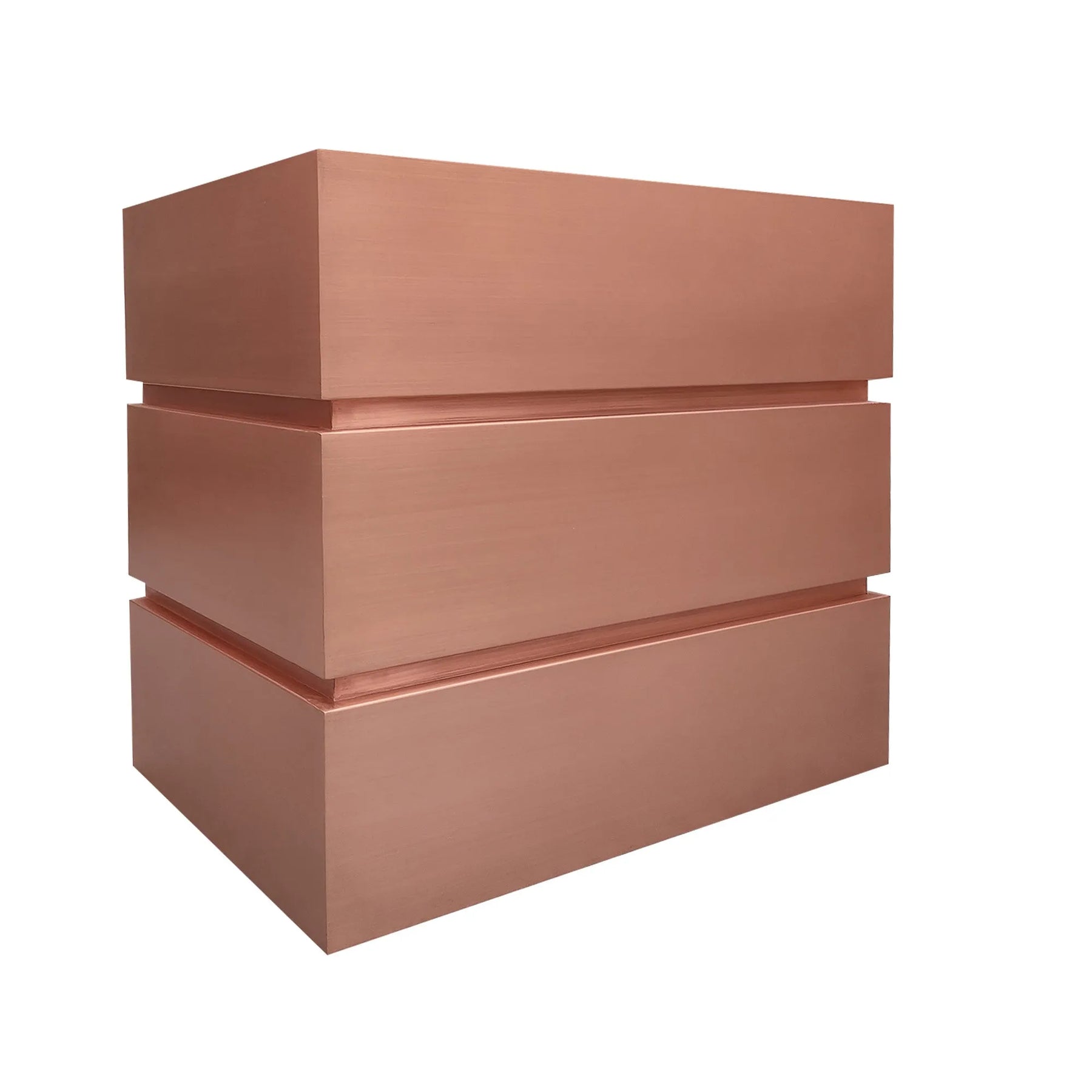 Fobest Modern Box Copper Range Hood FCP-256-Copper Range Hood-Fobest