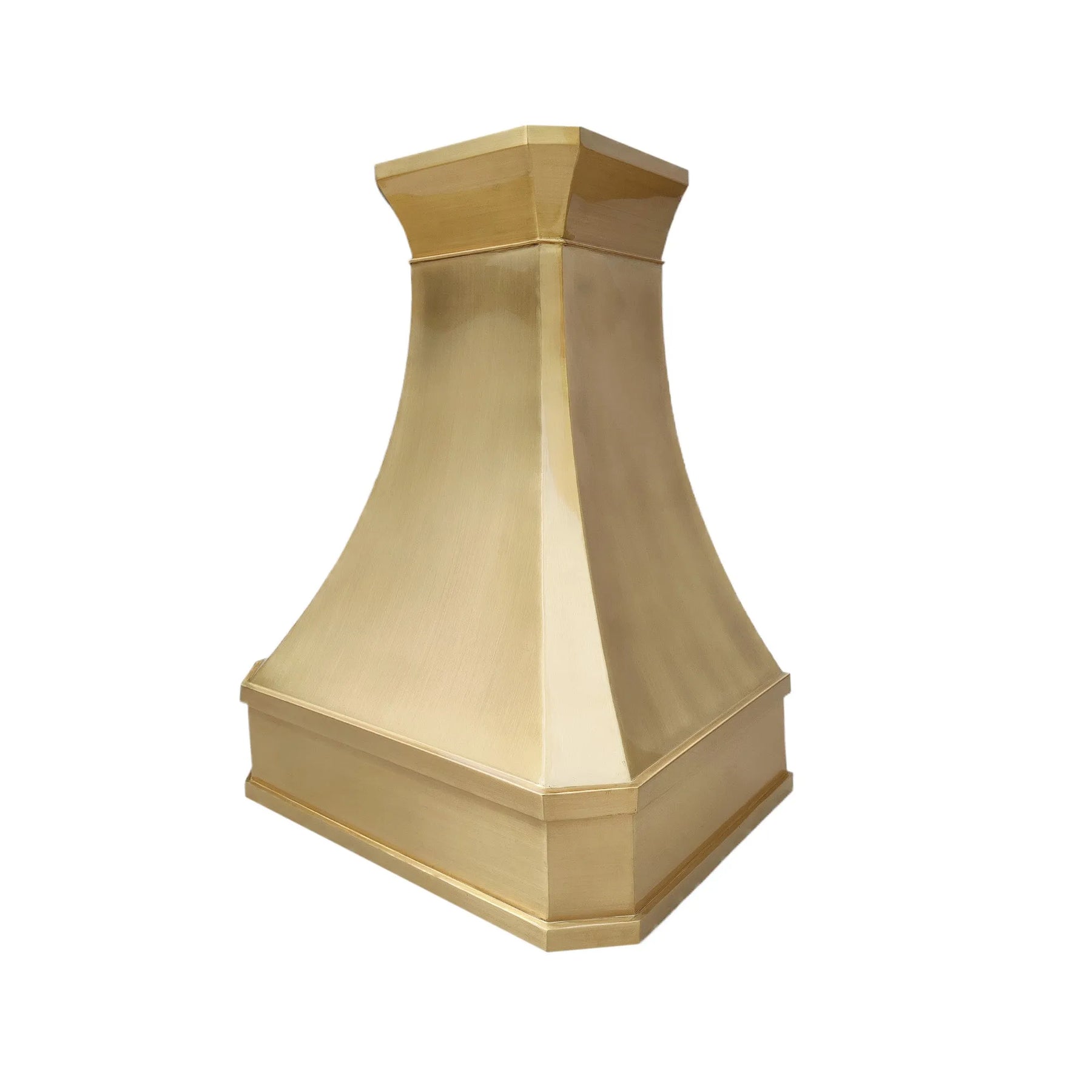 Fobest Modern Brass Range Hood with Flared Shape FSS-380-Stainless Steel Range Hood-Fobest