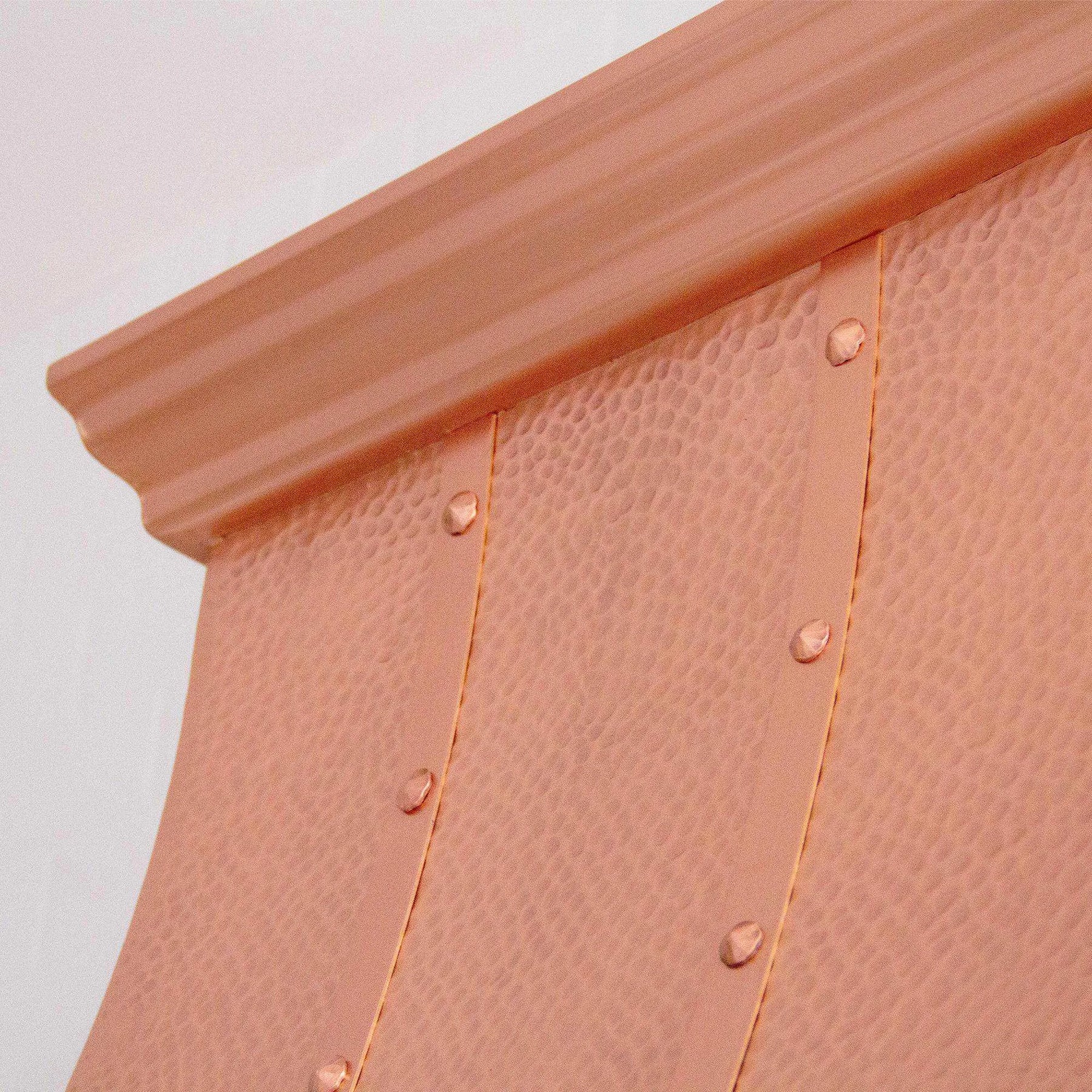 Fobest Natural Copper Kitchen Hood with Straps FCP-72-Copper Range Hood-Fobest