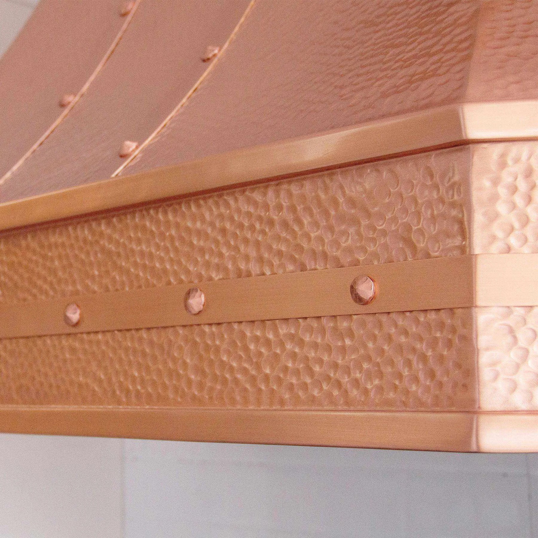 Fobest Natural Copper Kitchen Hood with Straps FCP-72-Copper Range Hood-Fobest