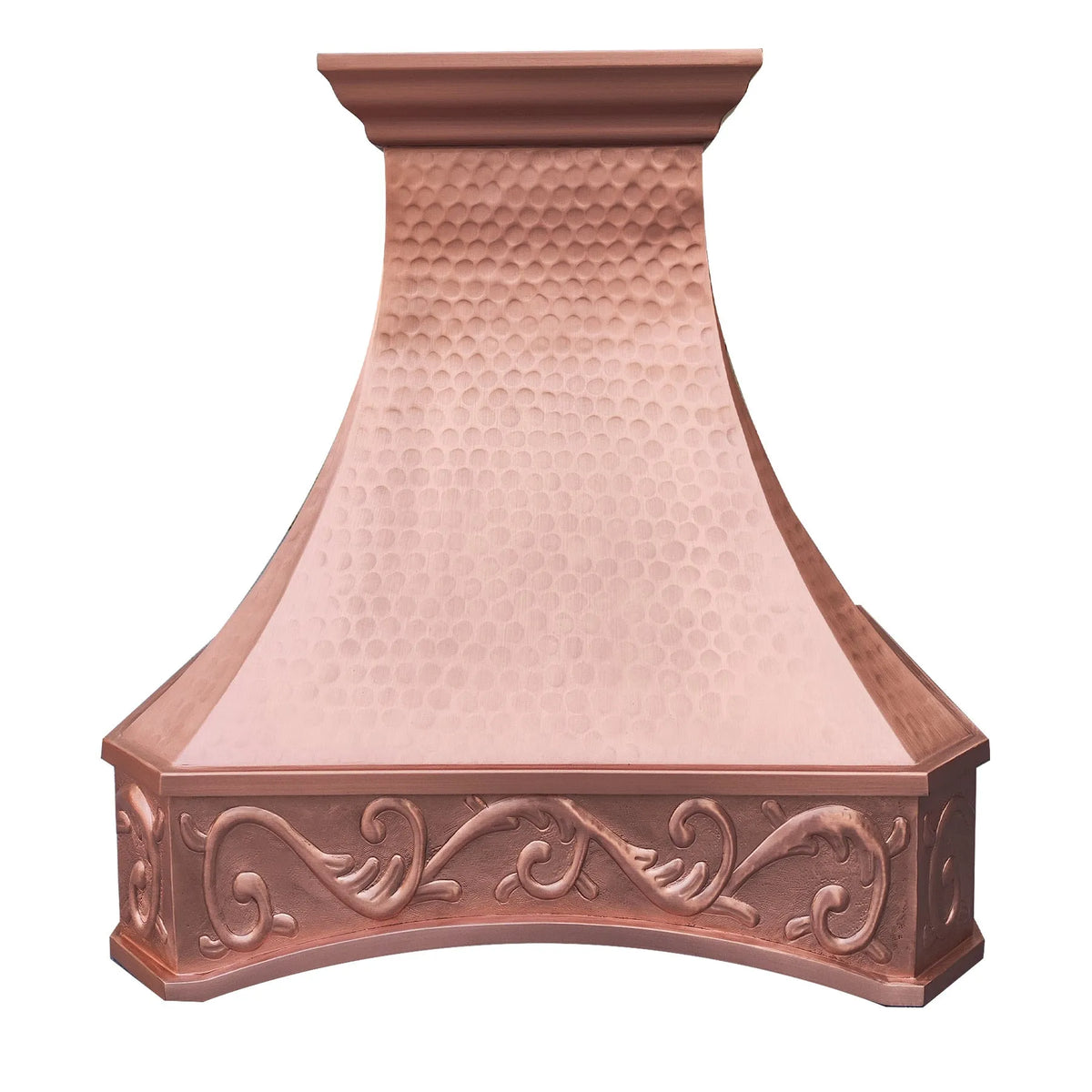 Fobest Natural Copper Range Hood with Arched Bottom FCP-212-Copper Range Hood-Fobest