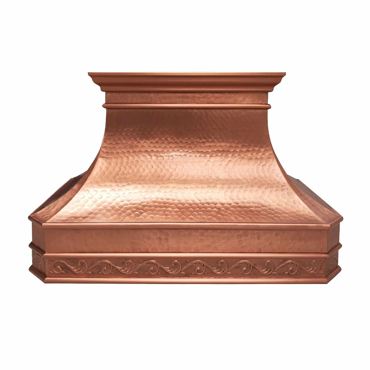 Fobest Natural Copper Range Hood with Double Apron Pattern FCP-138-Copper Range Hood-Fobest
