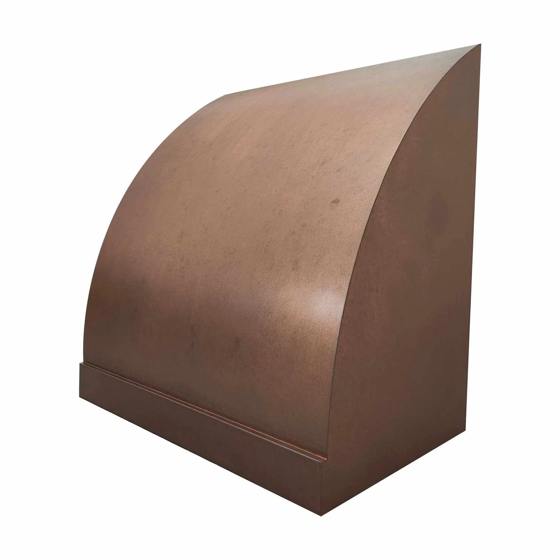 Fobest Rustic Copper Range Hood with Barrel Design FCP-185-Copper Range Hood-Fobest