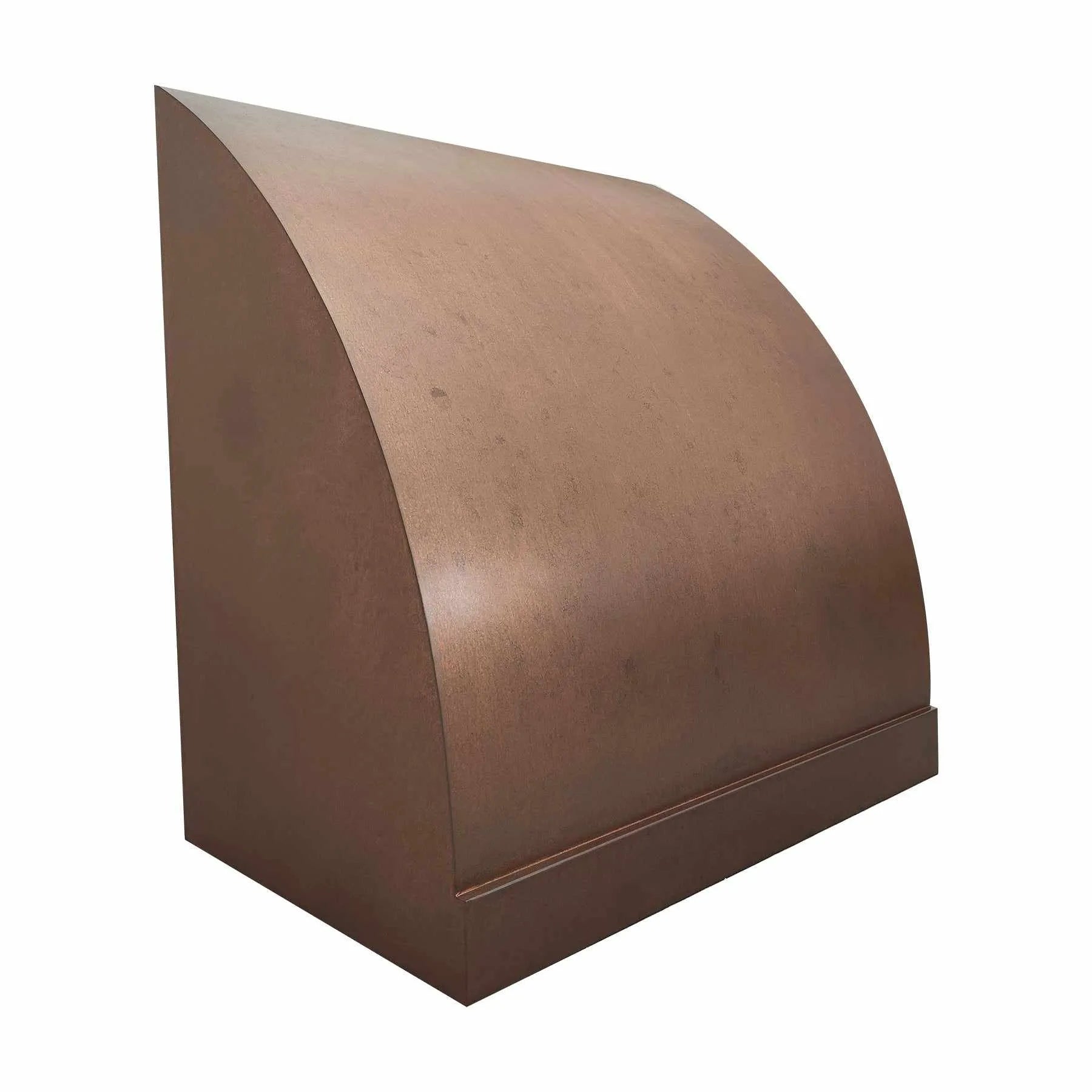 Fobest Rustic Copper Range Hood with Barrel Design FCP-185-Copper Range Hood-Fobest