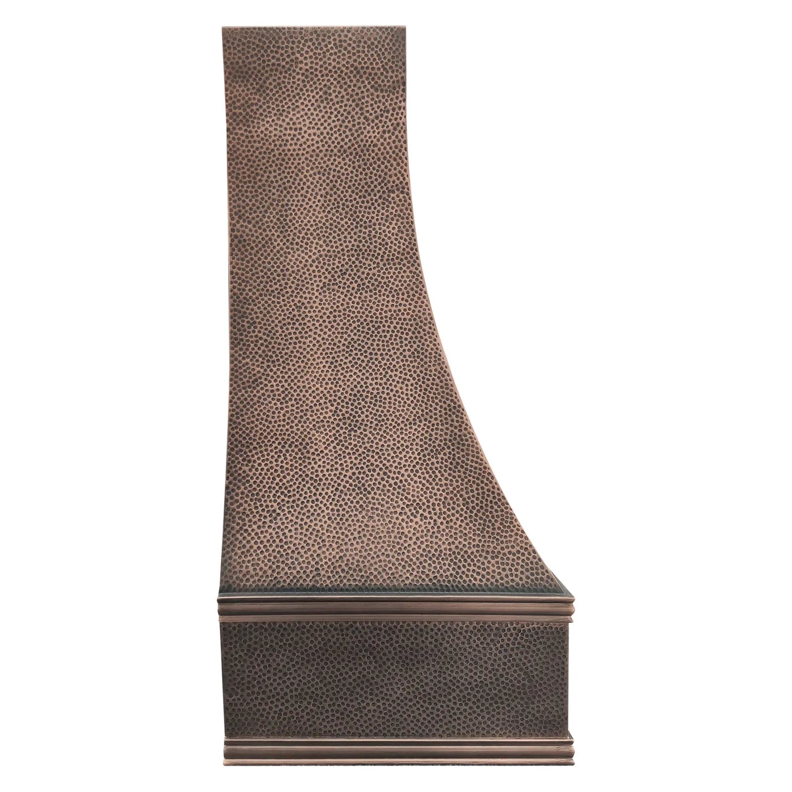 Fobest Slanted Custom Kitchen Vent Hood with Straps FCP-274-Copper Range Hood-Fobest