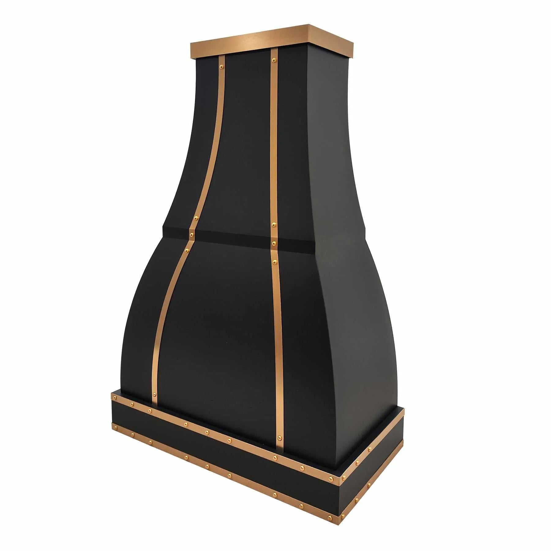 Fobest Stainless Range Hood with Black Finish FSS-220-Stainless Steel Range Hood-Fobest