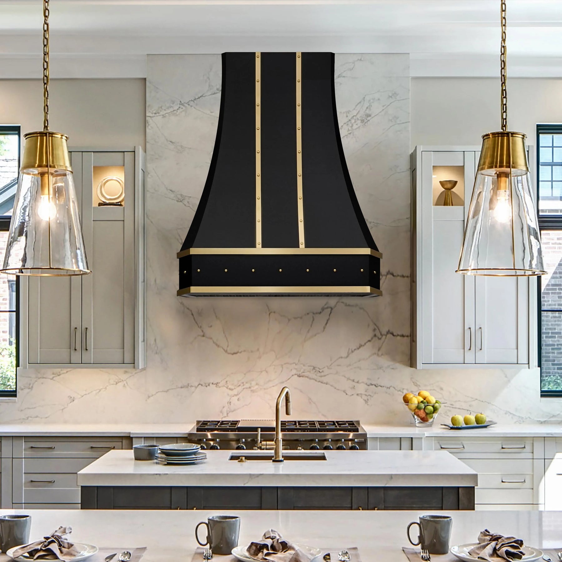 Fobest Stainless Steel Black Kitchen Hood with Class Design FSS-273-Stainless Steel Range Hood-Fobest