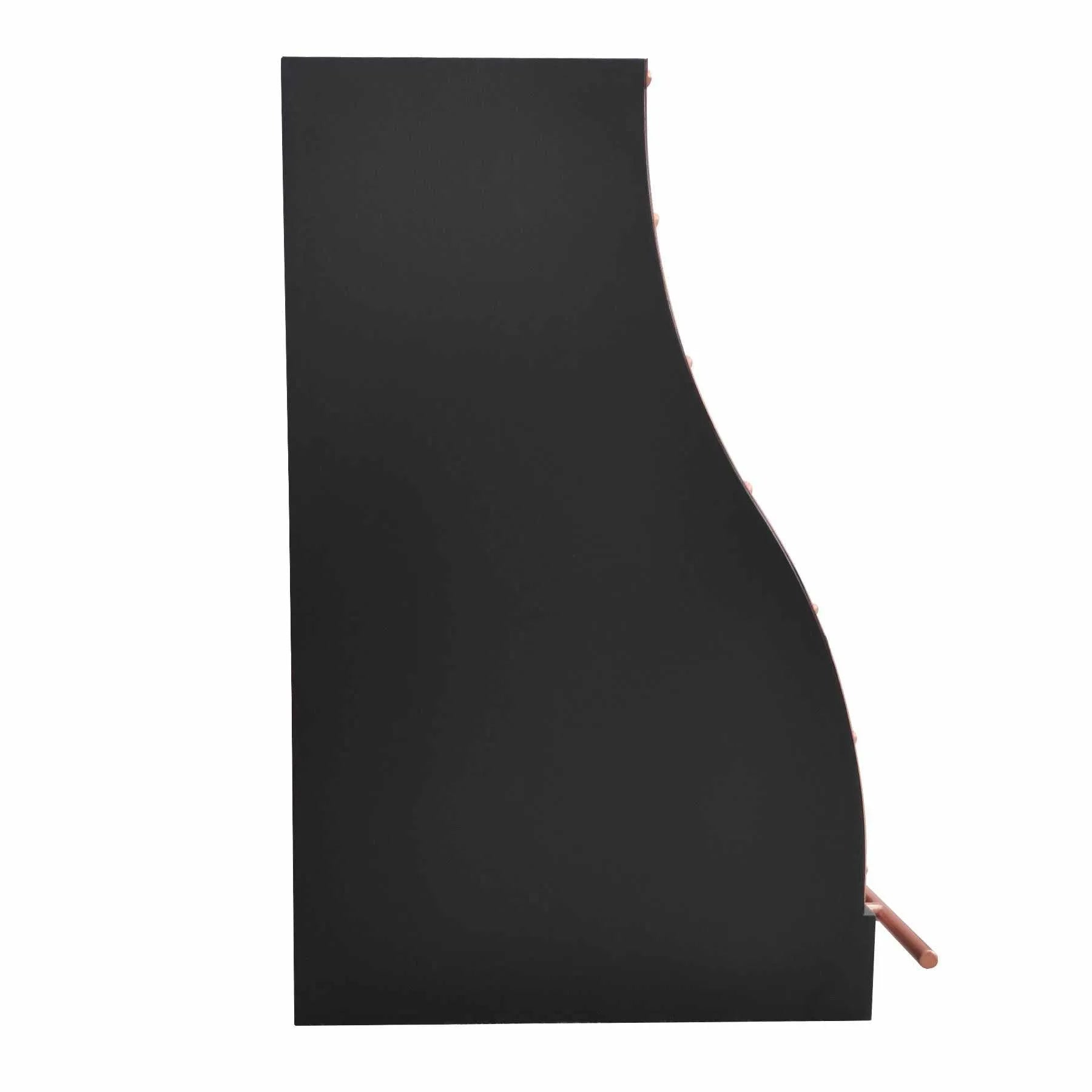 Fobest Stainless Steel Black Range Hood with Copper Straps FSS-242-Stainless Steel Range Hood-Fobest