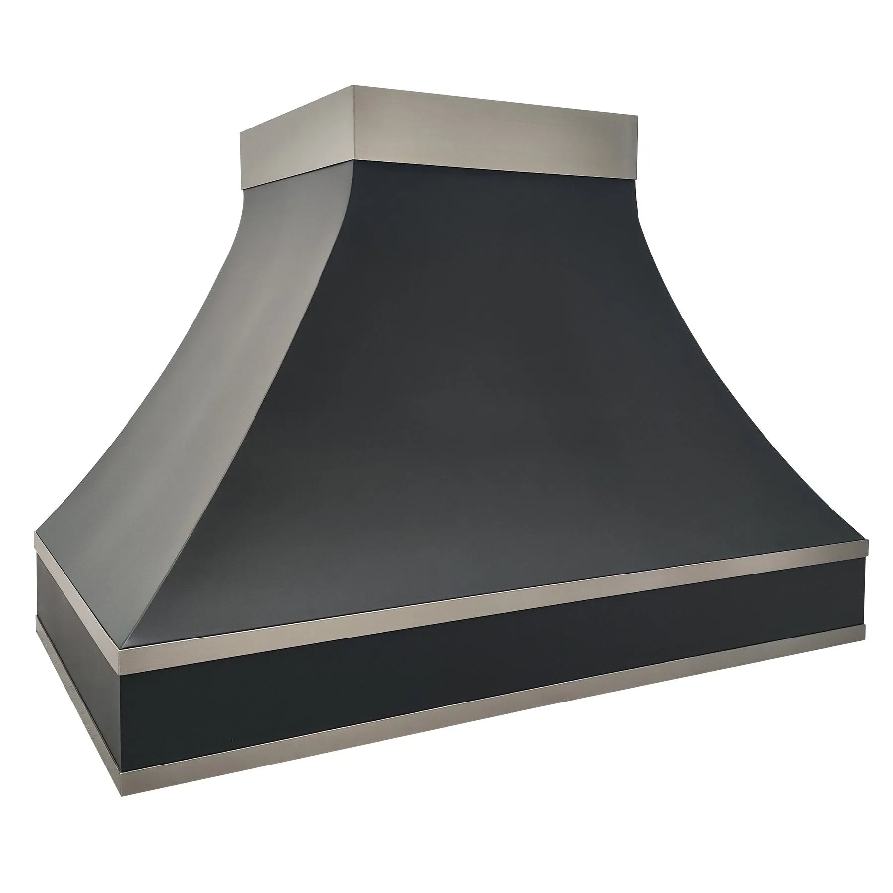 Fobest Stainless Steel Custom Kitchen Hood with Bands FSS-343-Stainless Steel Range Hood-Fobest