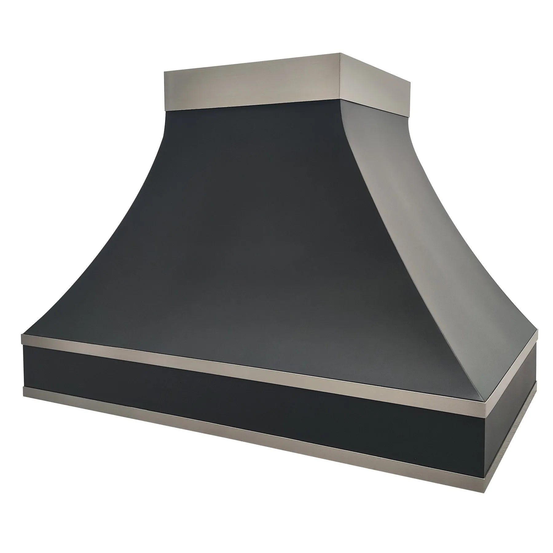 Fobest Stainless Steel Custom Kitchen Hood with Bands FSS-343-Stainless Steel Range Hood-Fobest