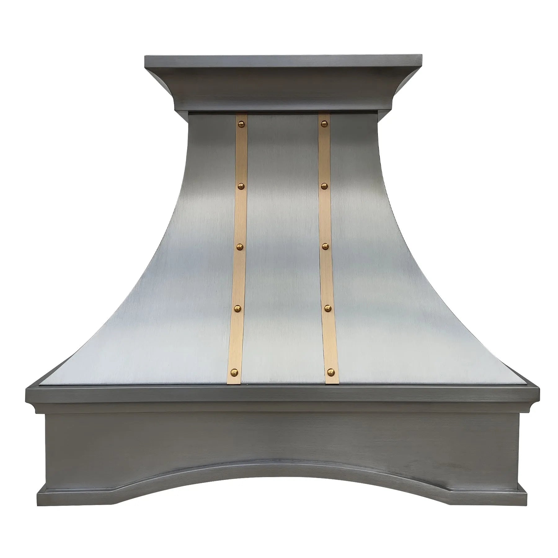 Fobest Stainless Steel Custom Kitchen Hood with Bottom Arched Design FSS-221-Stainless Steel Range Hood-Fobest