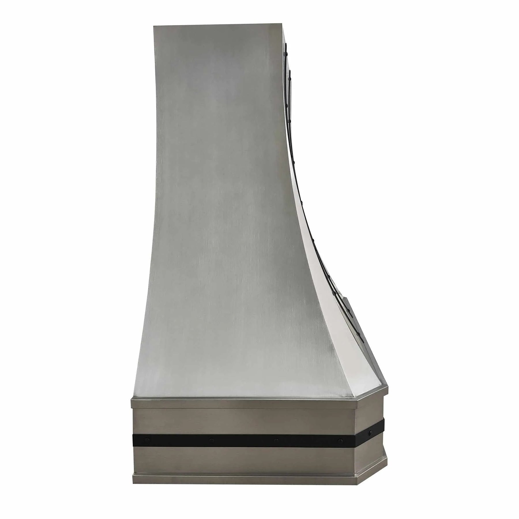 Fobest Stainless Steel Custom Range Hood with Black Trims FSS-254-Stainless Steel Range Hood-Fobest