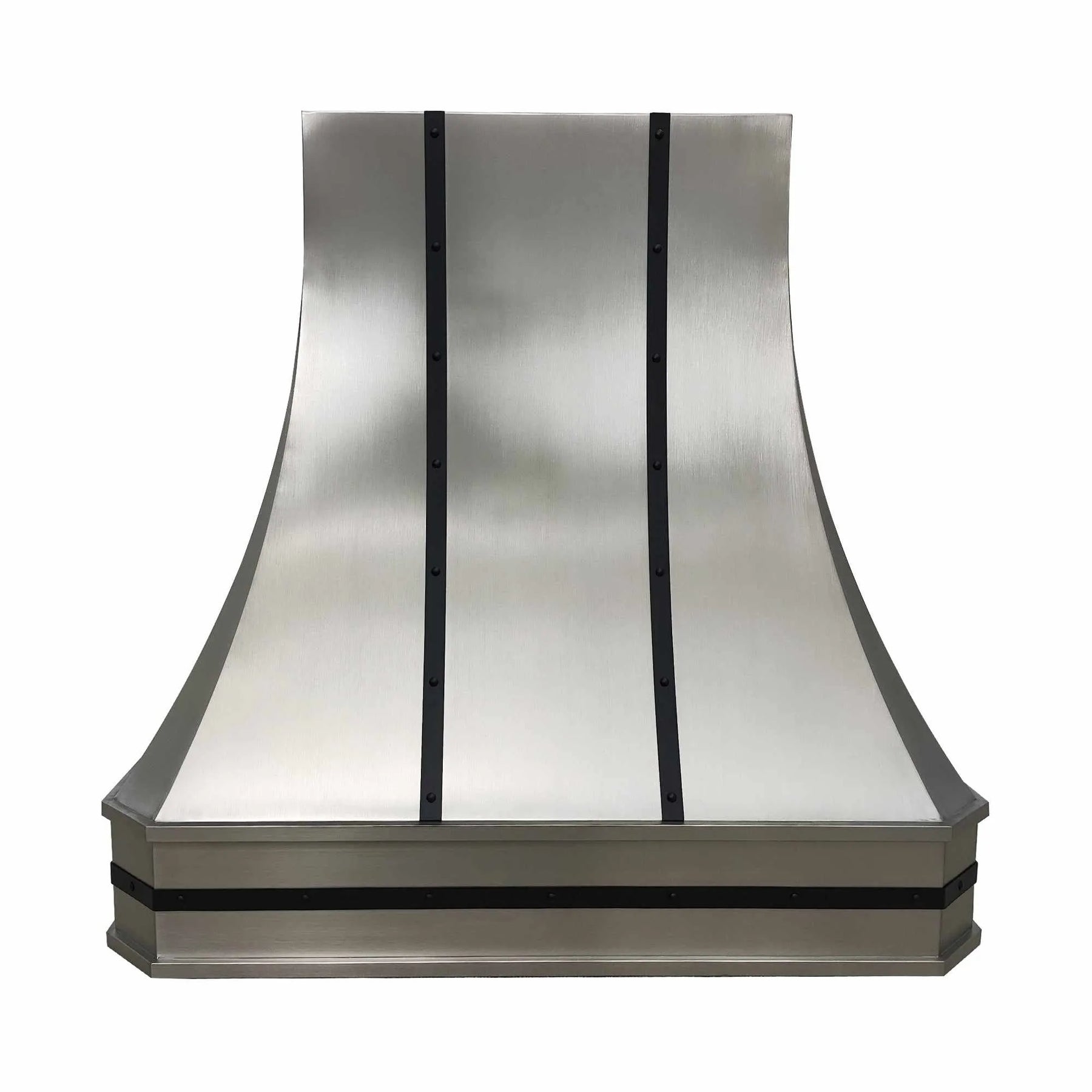 Fobest Stainless Steel Custom Range Hood with Black Trims FSS-254-Stainless Steel Range Hood-Fobest