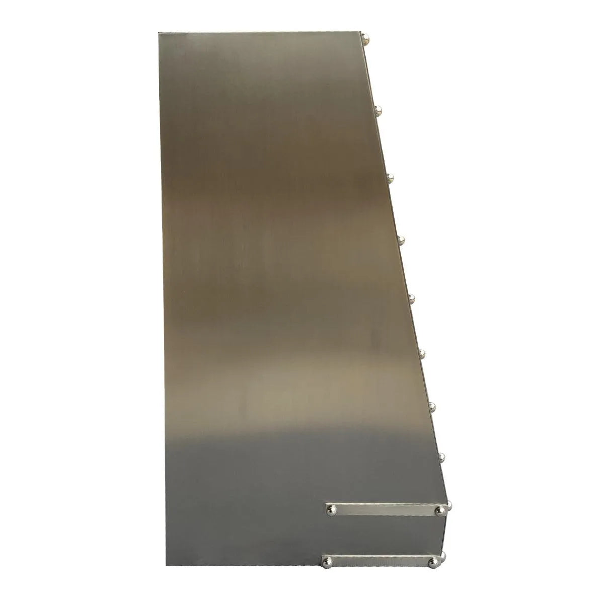 Fobest Stainless Steel Custom Range Hood with Decorative Straps FSS-155-Stainless Steel Range Hood-Fobest