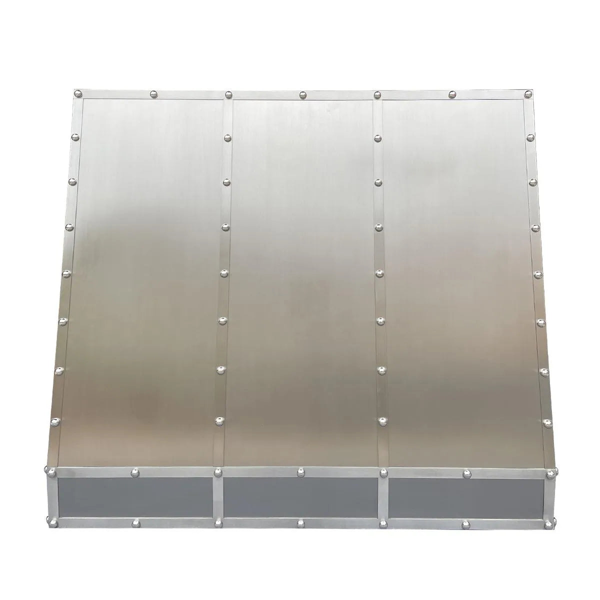 Fobest Stainless Steel Custom Range Hood with Decorative Straps FSS-155-Stainless Steel Range Hood-Fobest