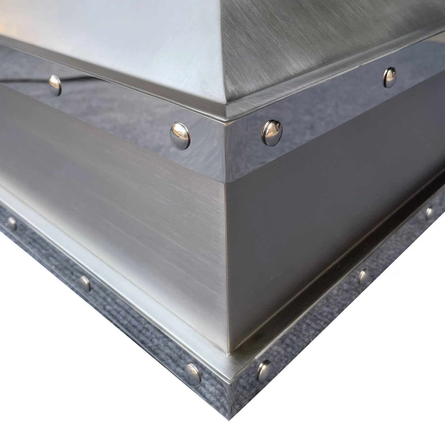 Fobest Stainless Steel Custom Range Hood with mirror crowns FSS-59-Stainless Steel Range Hood-Fobest