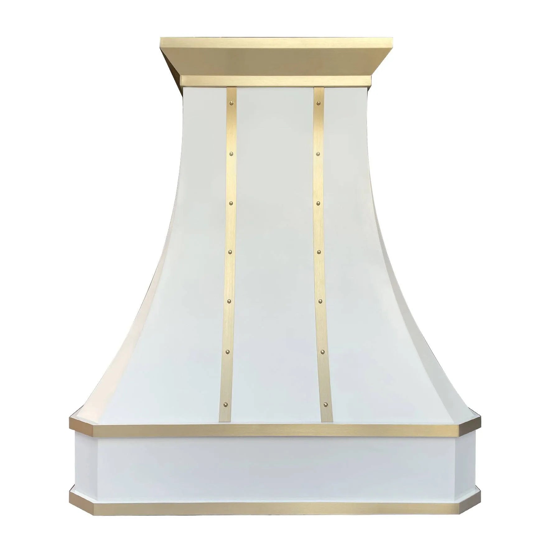 Fobest Stainless Steel Custom Vent Hood with Brass Crown FSS-60-Stainless Steel Range Hood-Fobest