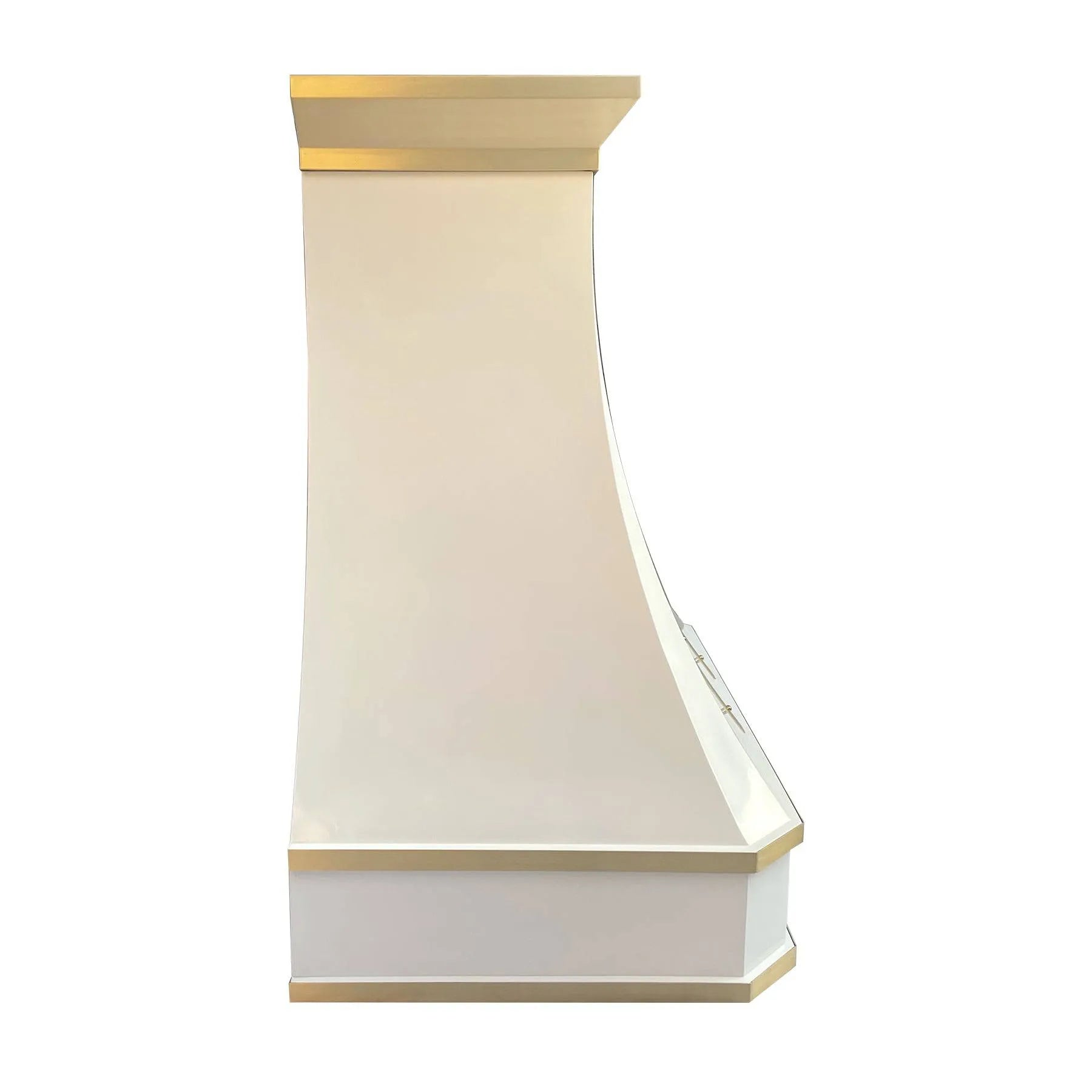 Fobest Stainless Steel Custom Vent Hood with Brass Crown FSS-60-Stainless Steel Range Hood-Fobest