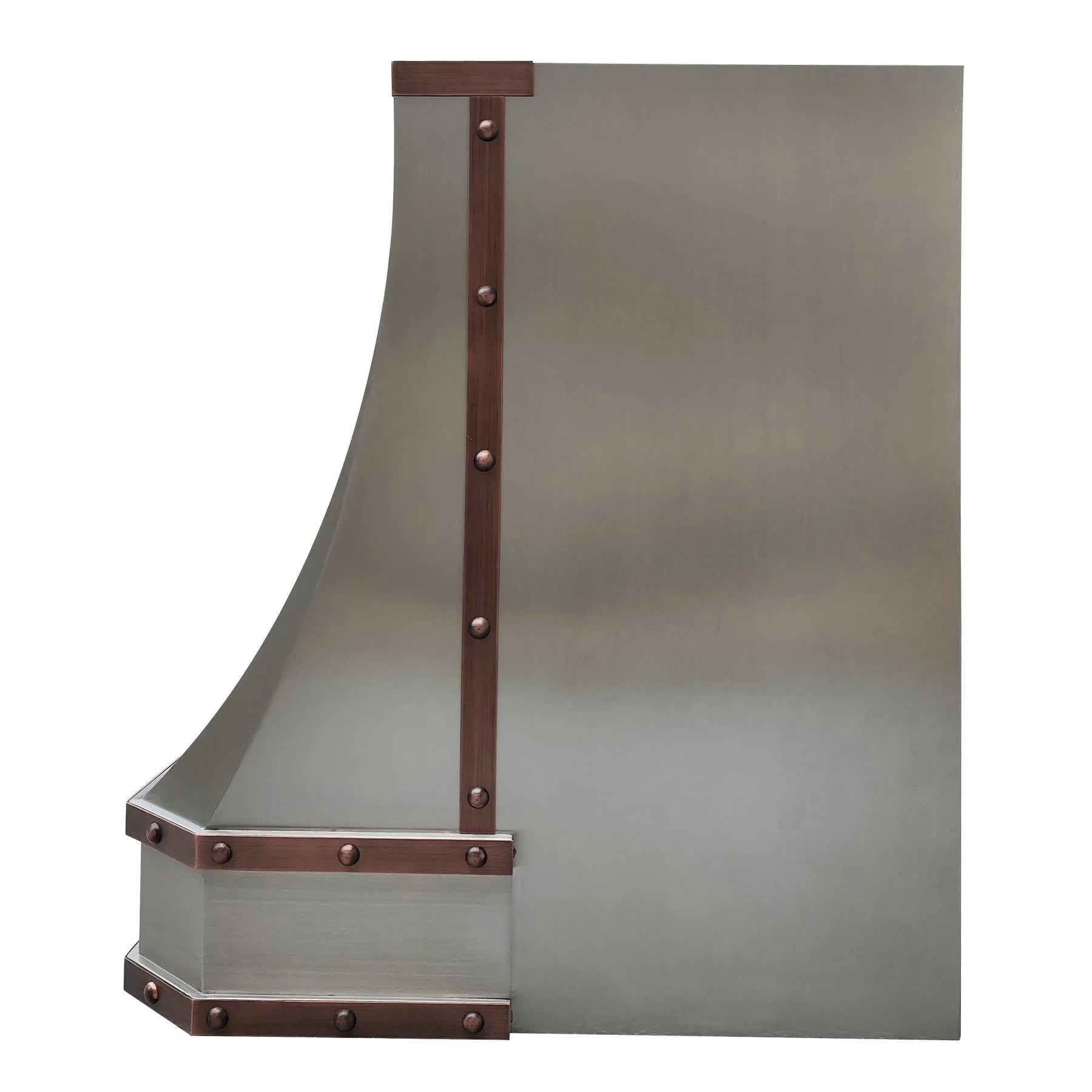 Fobest Stainless Steel Custom Vent Hood with Copper Accent FSS-237-Stainless Steel Range Hood-Fobest