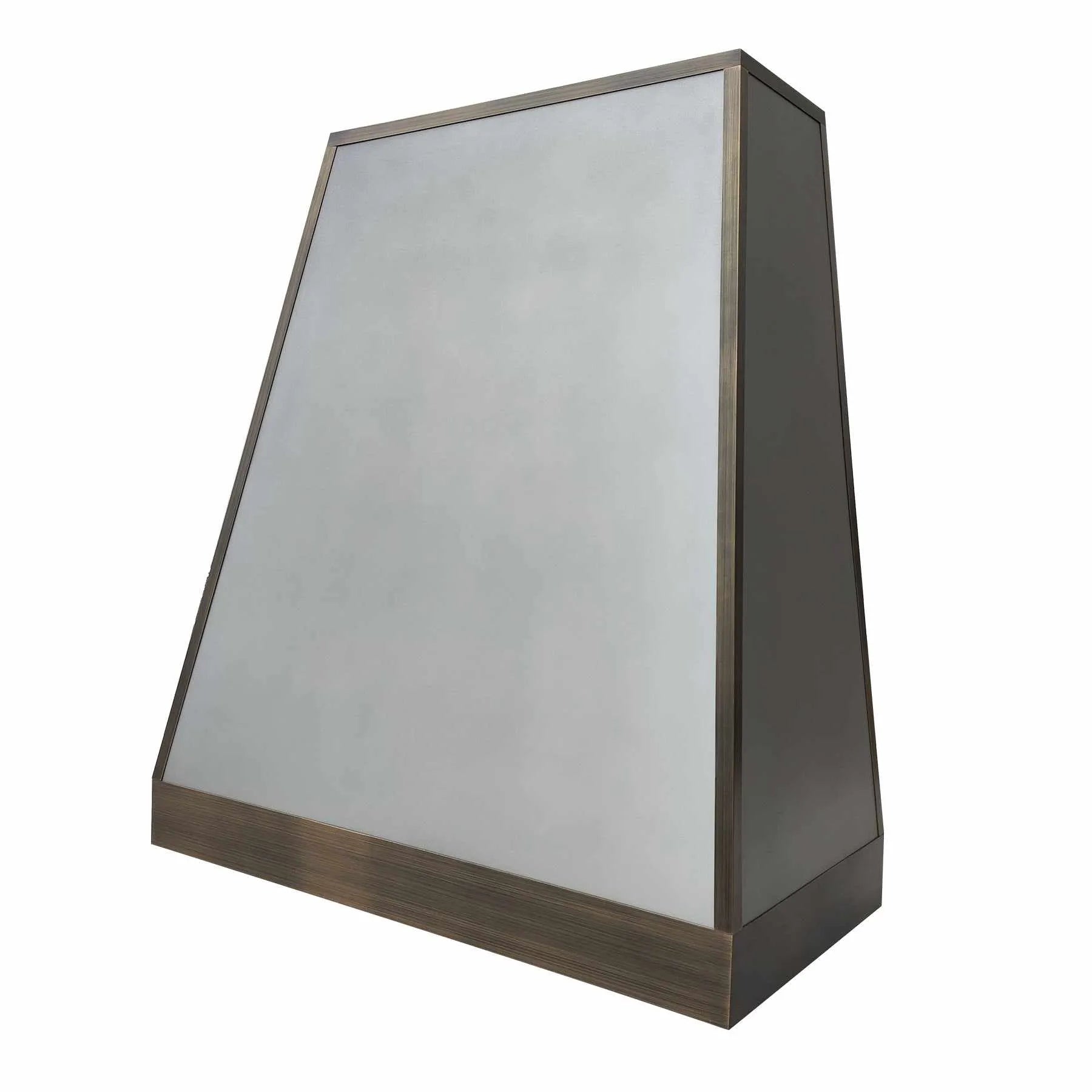 Fobest Stainless Steel Range Hood with Aged Brass Trims FSS-266-Stainless Steel Range Hood-Fobest