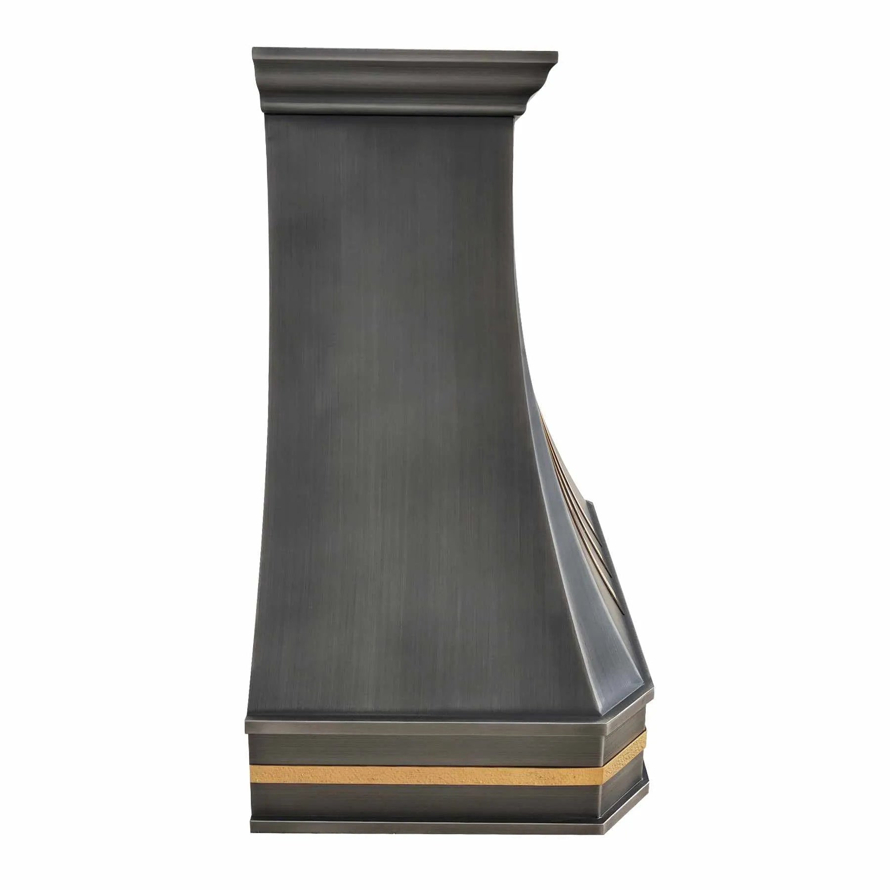 Fobest Stainless Steel Range Hood with Brass Straps FSS-240-Stainless Steel Range Hood-Fobest