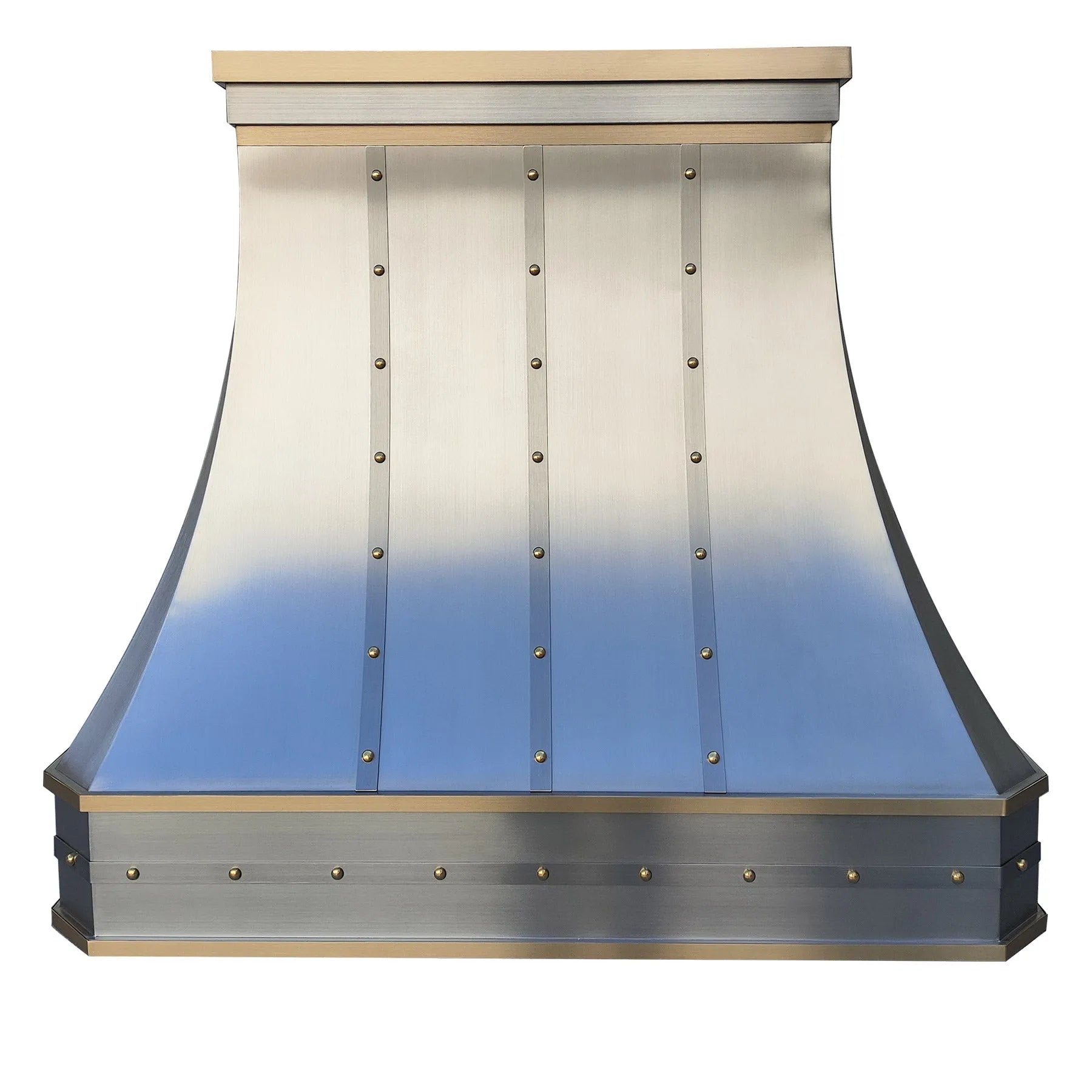 Fobest Stainless Steel Range Hood with Brass Straps FSS-318-Stainless Steel Range Hood-Fobest