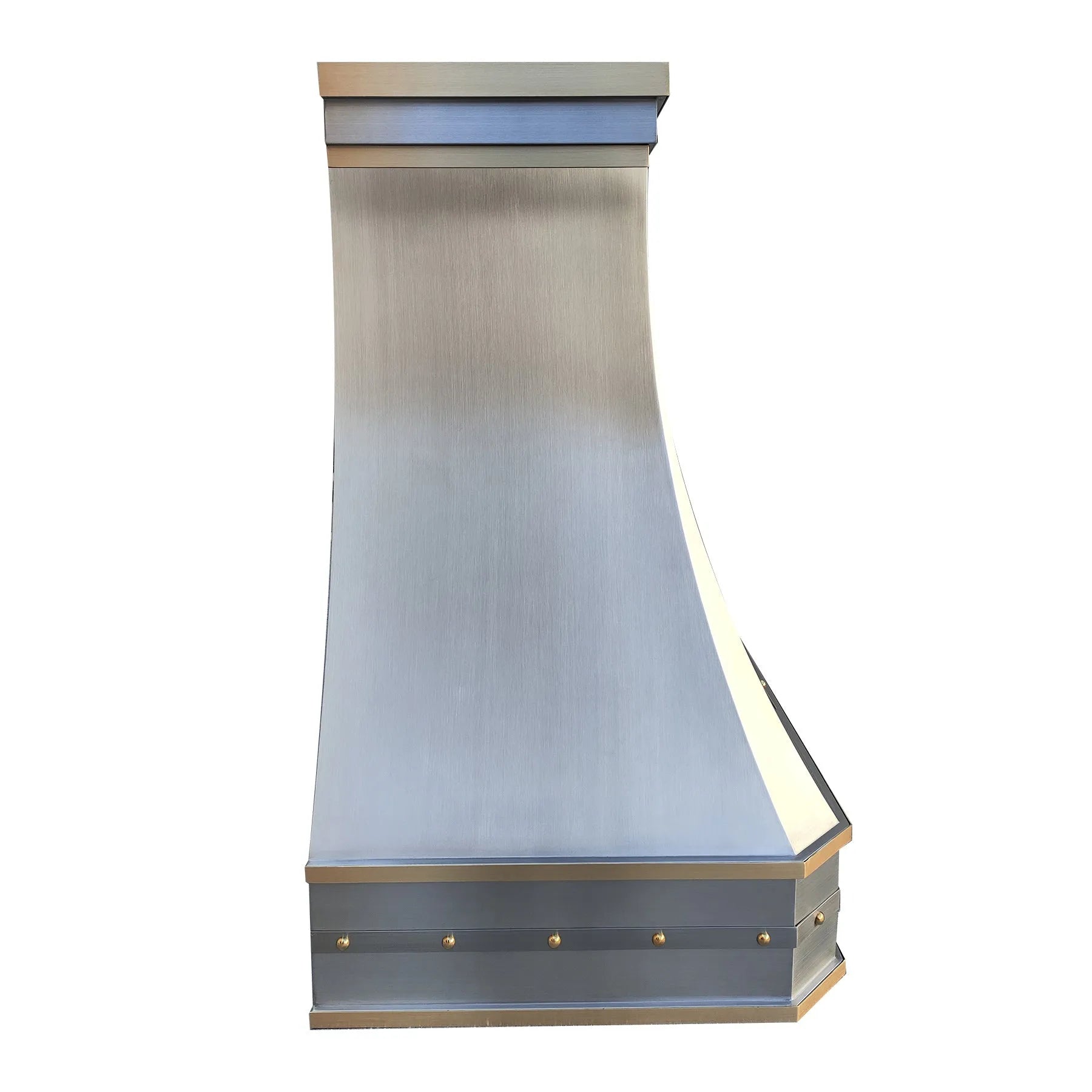 Fobest Stainless Steel Range Hood with Brass Straps FSS-318-Stainless Steel Range Hood-Fobest