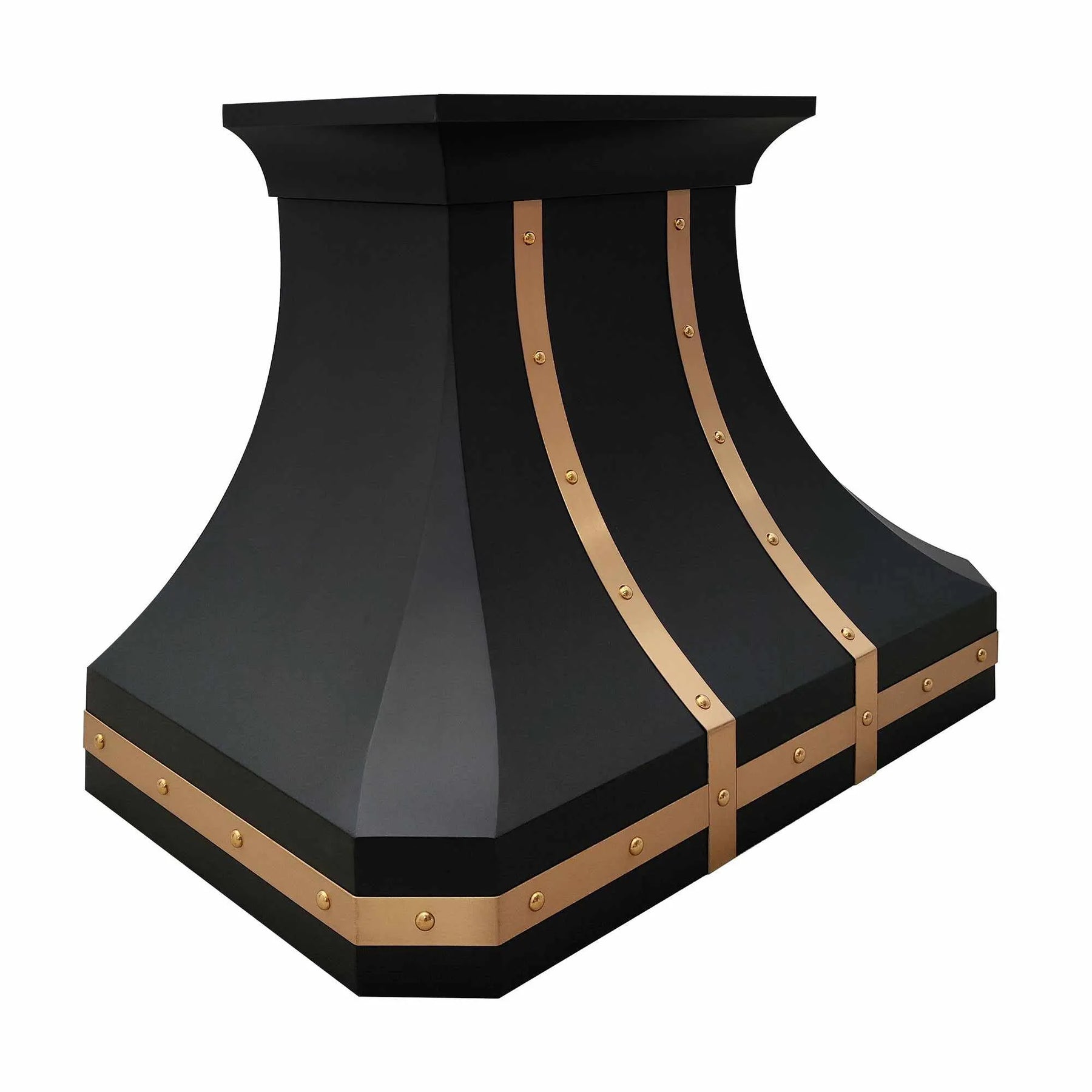 Fobest Stainless Steel Range Hood with Cross Brass Straps FSS-203-Stainless Steel Range Hood-Fobest