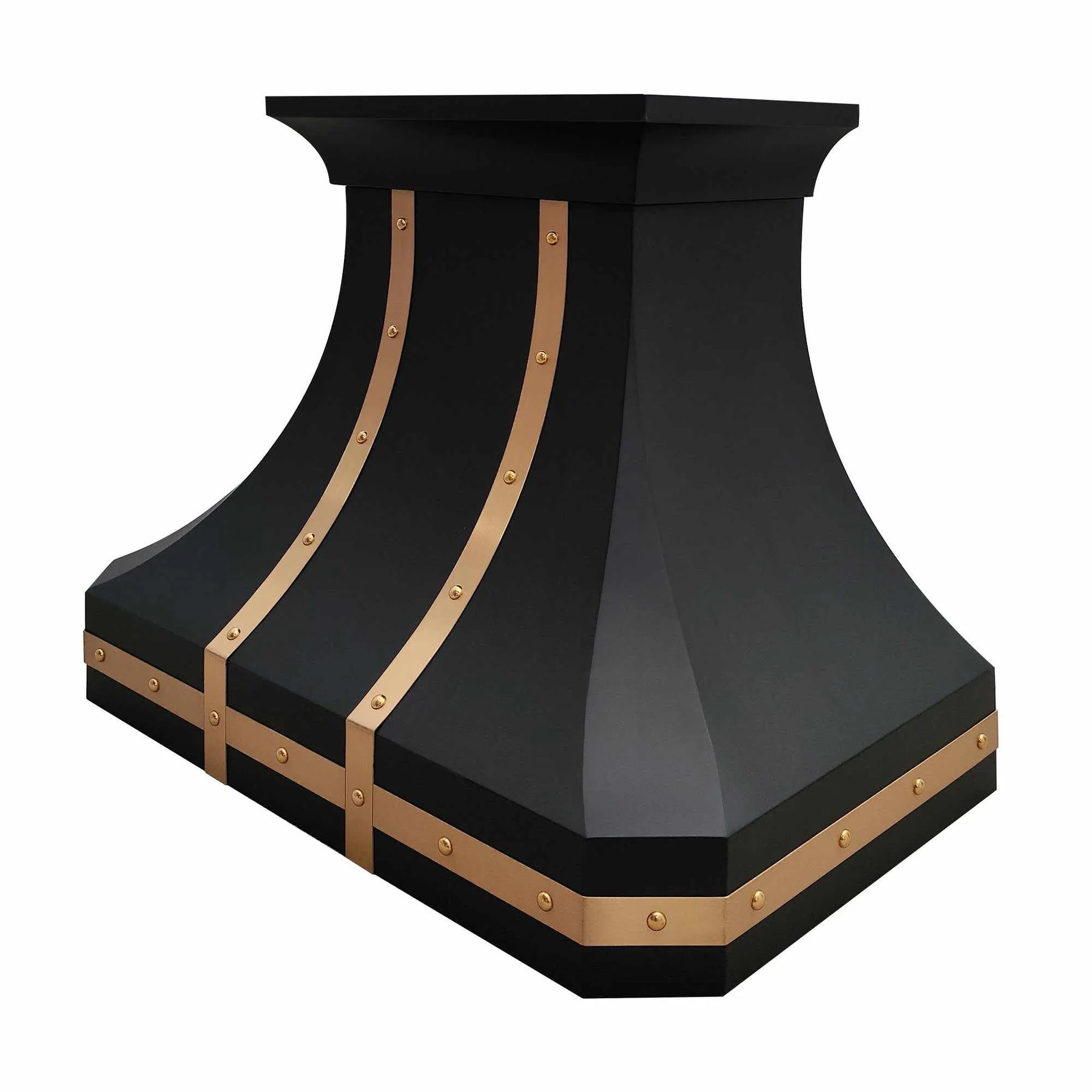 Fobest Stainless Steel Range Hood with Cross Brass Straps FSS-203-Stainless Steel Range Hood-Fobest