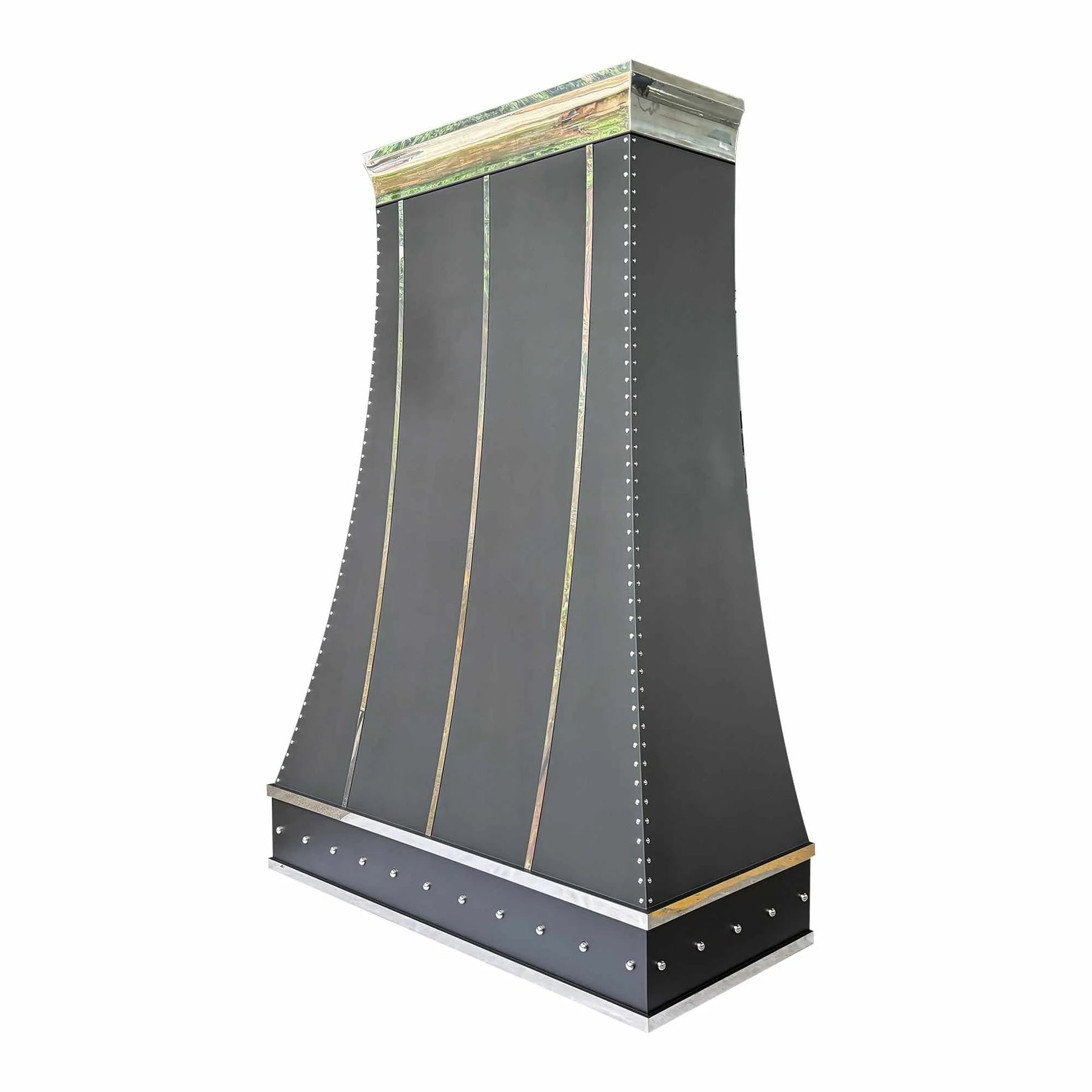 Fobest Stainless Steel Range Hood with Mirror Straps FSS-216-Stainless Steel Range Hood-Fobest