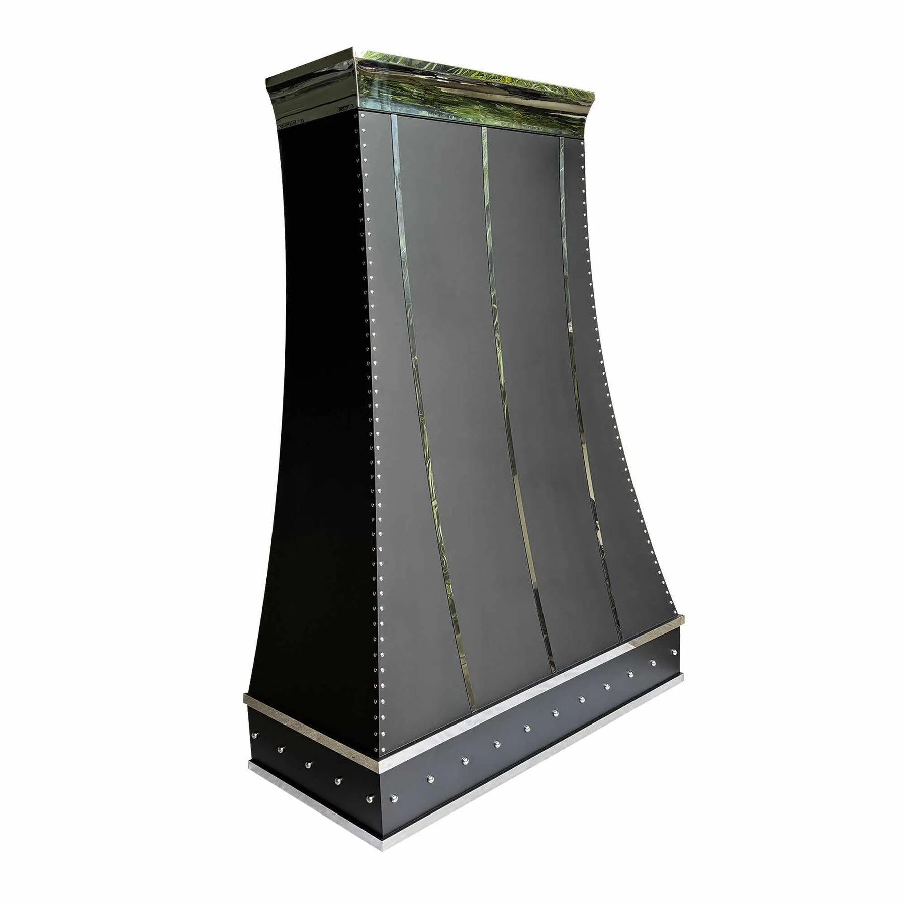 Fobest Stainless Steel Range Hood with Mirror Straps FSS-216-Stainless Steel Range Hood-Fobest