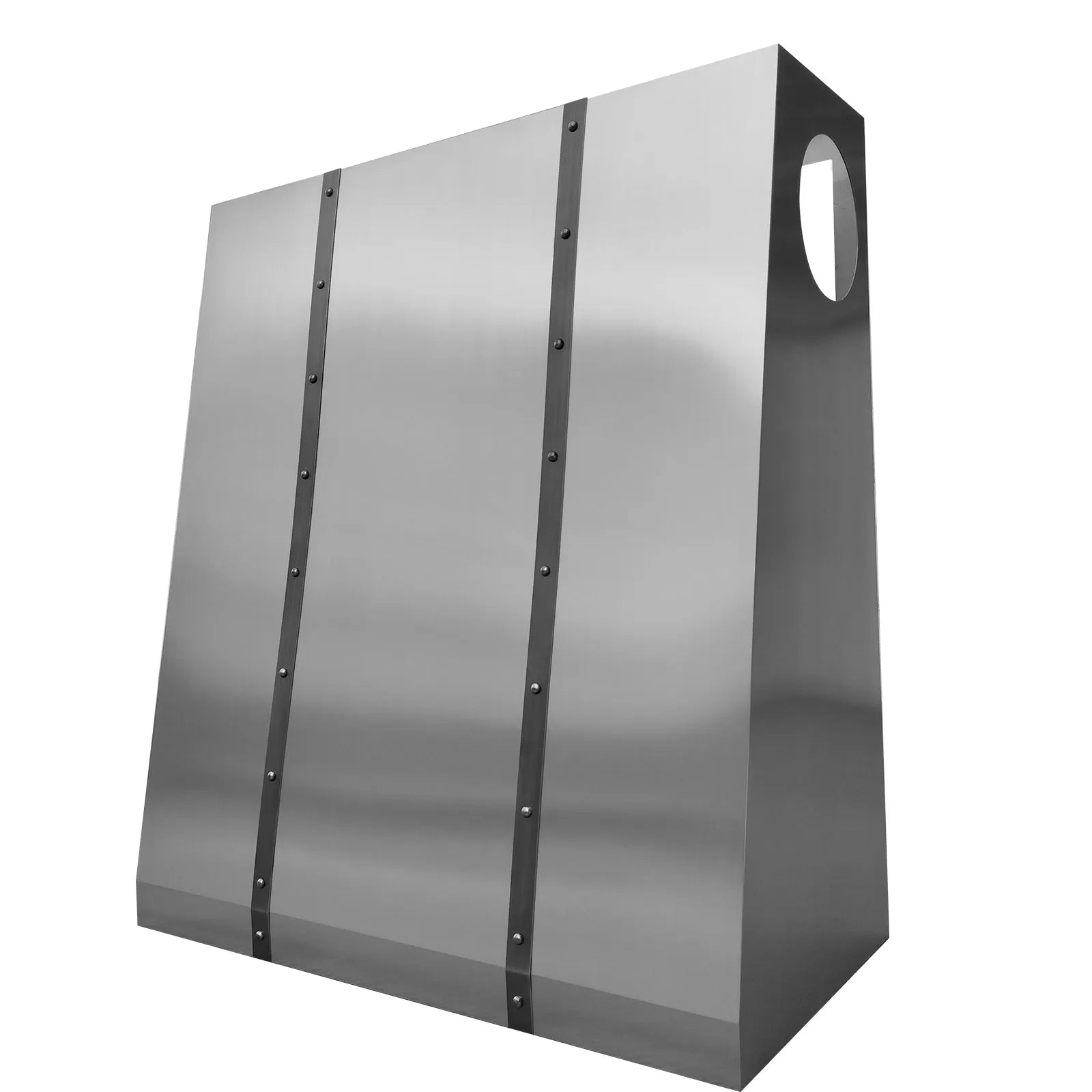 Fobest Stainless Steel Range Hood with Mirror Straps FSS-314-Stainless Steel Range Hood-Fobest