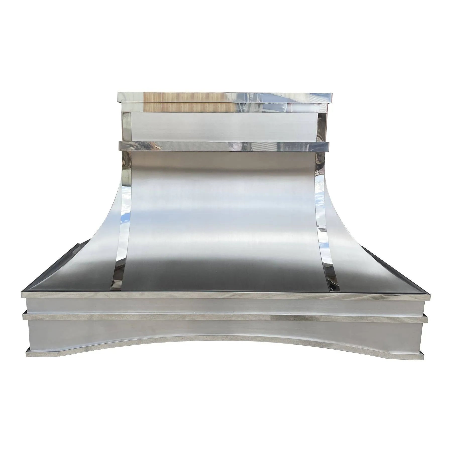Fobest Stainless Steel Vent Hood with Arched Bottom FSS-93-Stainless Steel Range Hood-Fobest