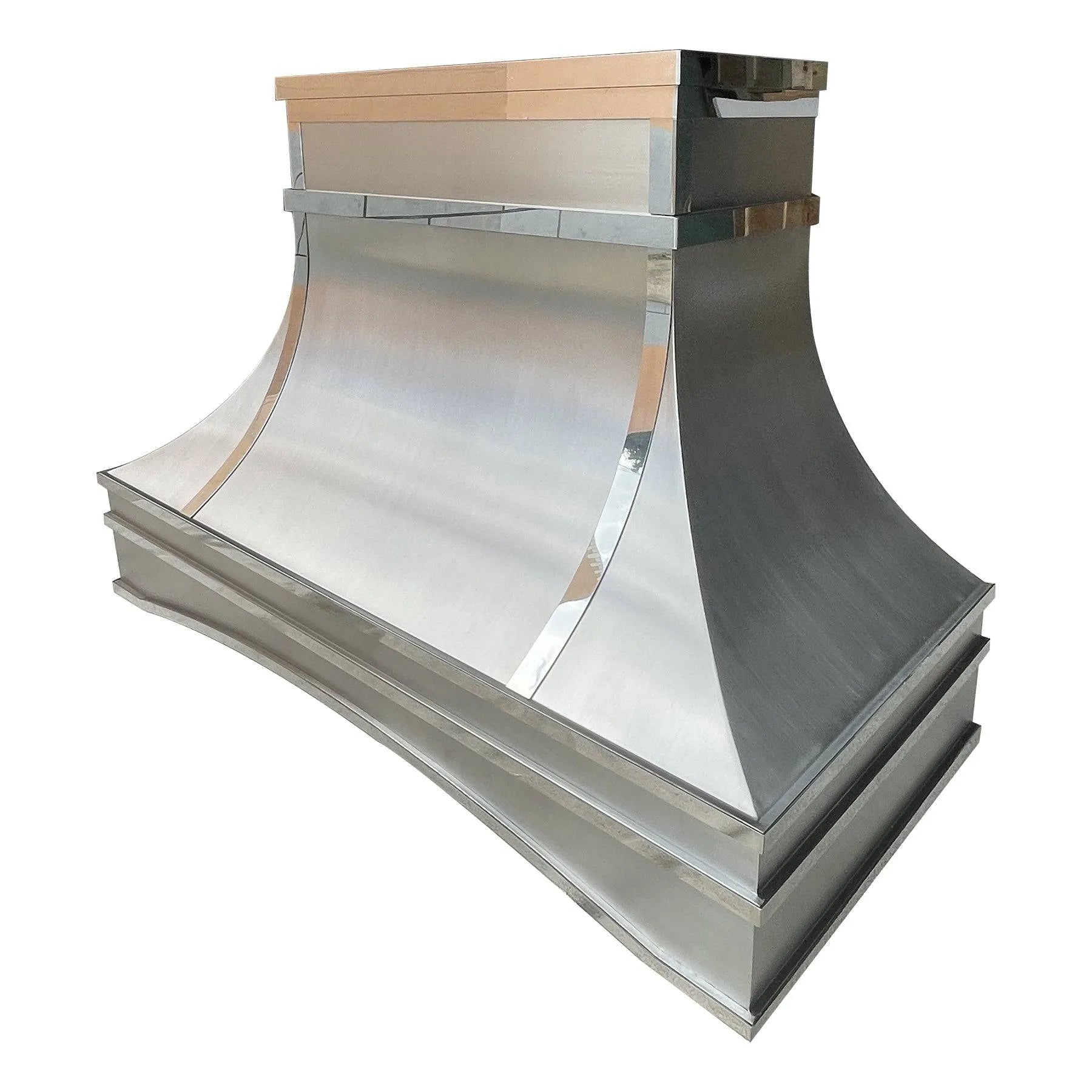 Fobest Stainless Steel Vent Hood with Arched Bottom FSS-93-Stainless Steel Range Hood-Fobest