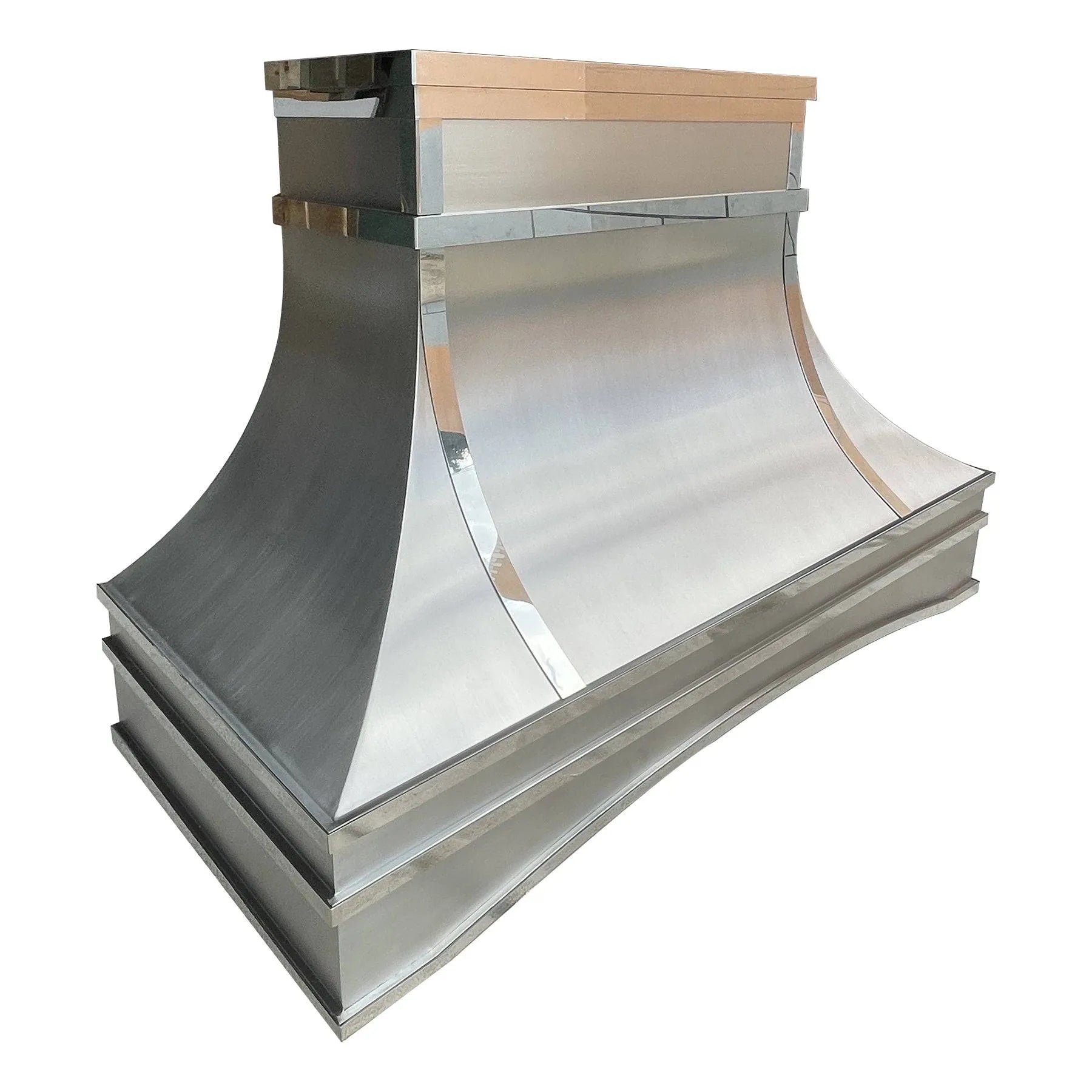 Fobest Stainless Steel Vent Hood with Arched Bottom FSS-93-Stainless Steel Range Hood-Fobest