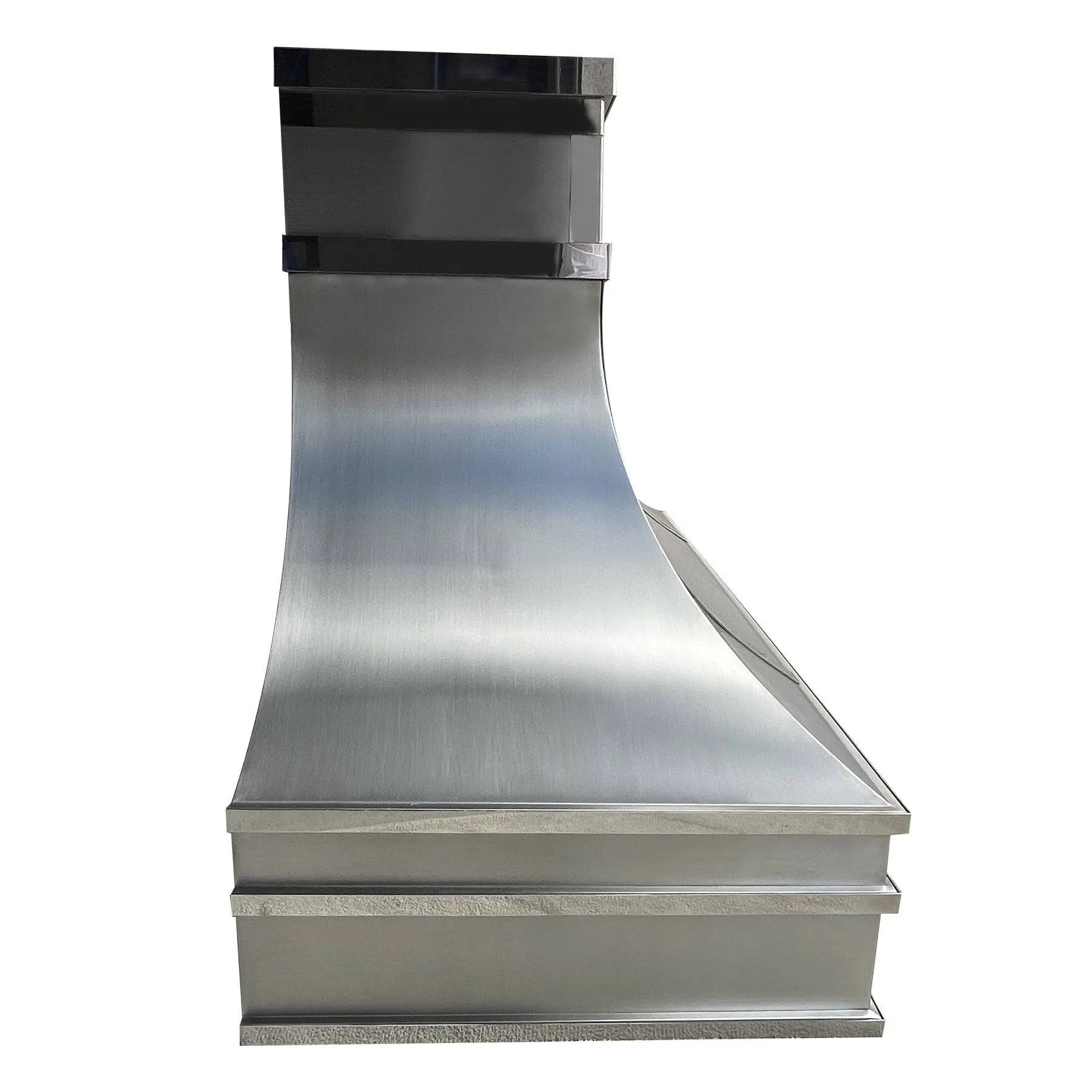 Fobest Stainless Steel Vent Hood with Arched Bottom FSS-93-Stainless Steel Range Hood-Fobest
