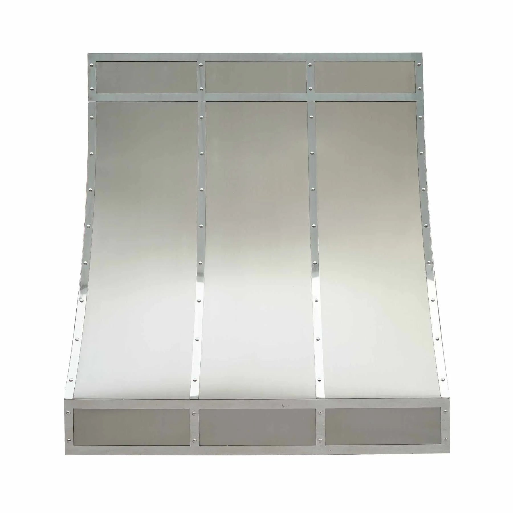 Fobest Stainless Steel Vent Hood with Mirror Straps FSS-174-Stainless Steel Range Hood-Fobest