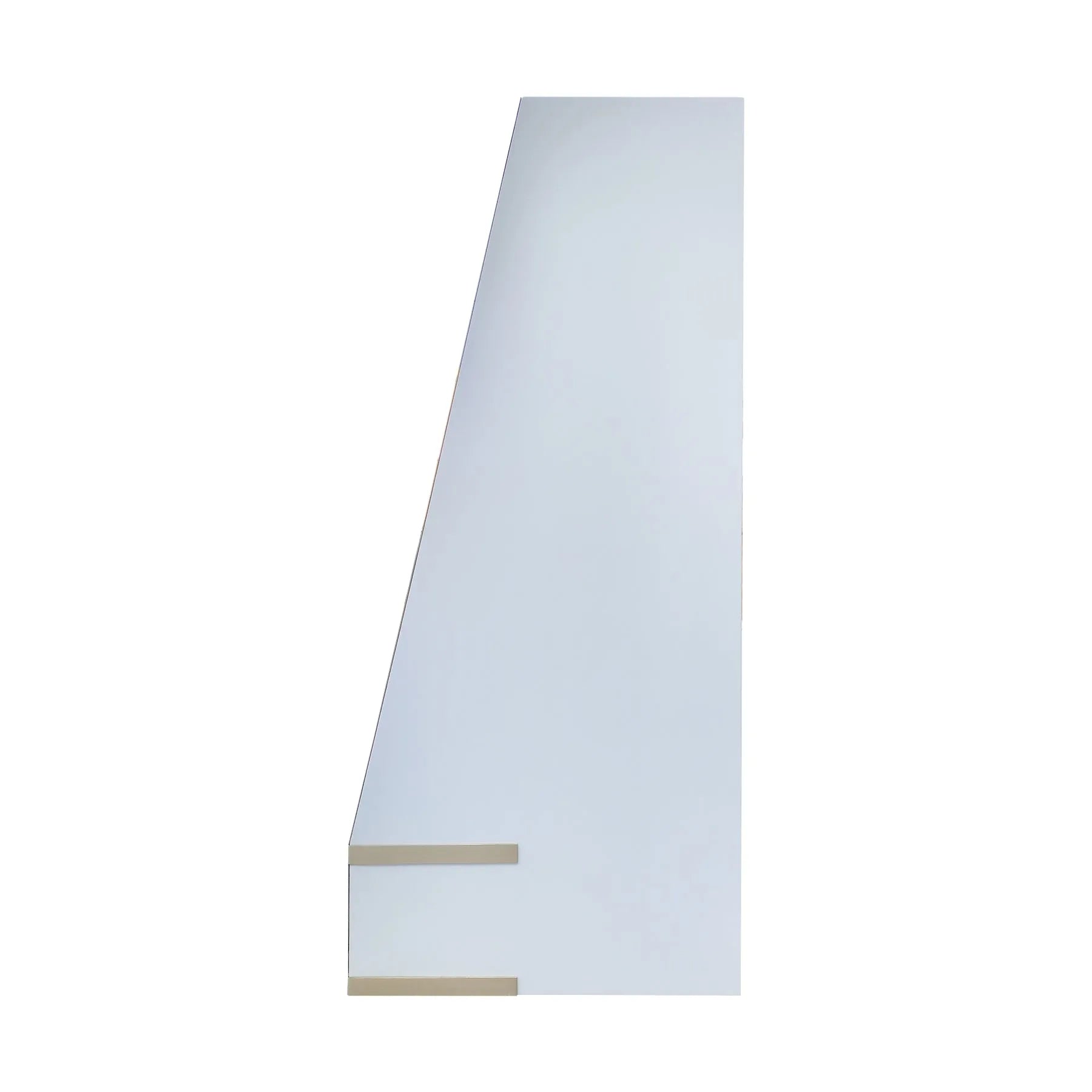 Fobest Stainless Steel White Range Hood with Brass Straps FSS-315-Stainless Steel Range Hood-Fobest