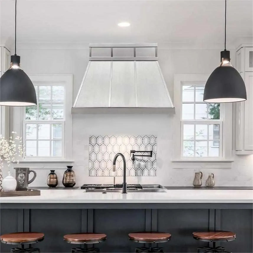 Fobest Tapered Stainless Steel Custom Range Hood FSS-18-Stainless Steel Range Hood-Fobest