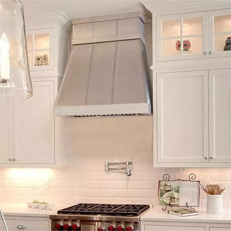 Fobest Tapered Stainless Steel Custom Range Hood FSS-18-Stainless Steel Range Hood-Fobest