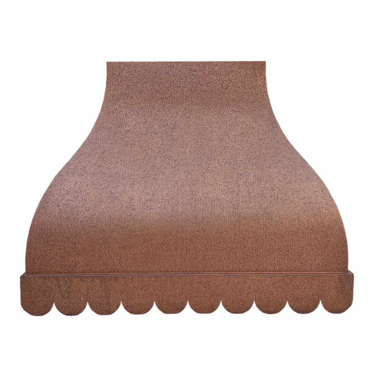 Fobest Vintage Copper Range Hood with Scalloped Bottom FCP-150-Copper Range Hood-Fobest