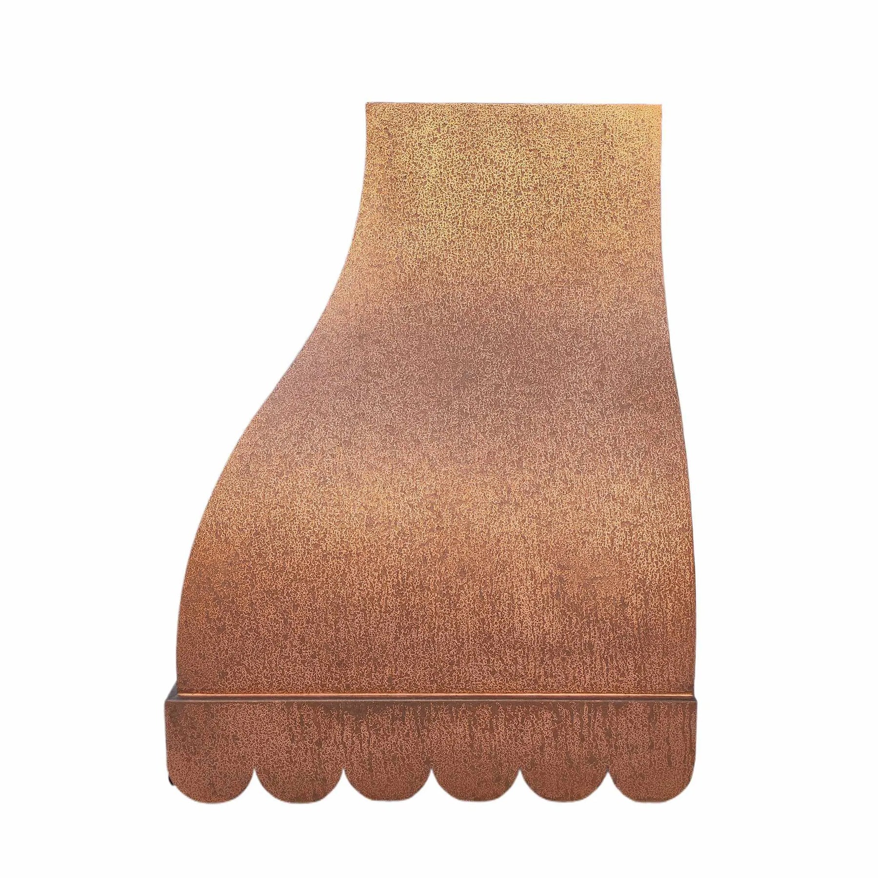 Fobest Vintage Copper Range Hood with Scalloped Bottom FCP-150-Copper Range Hood-Fobest