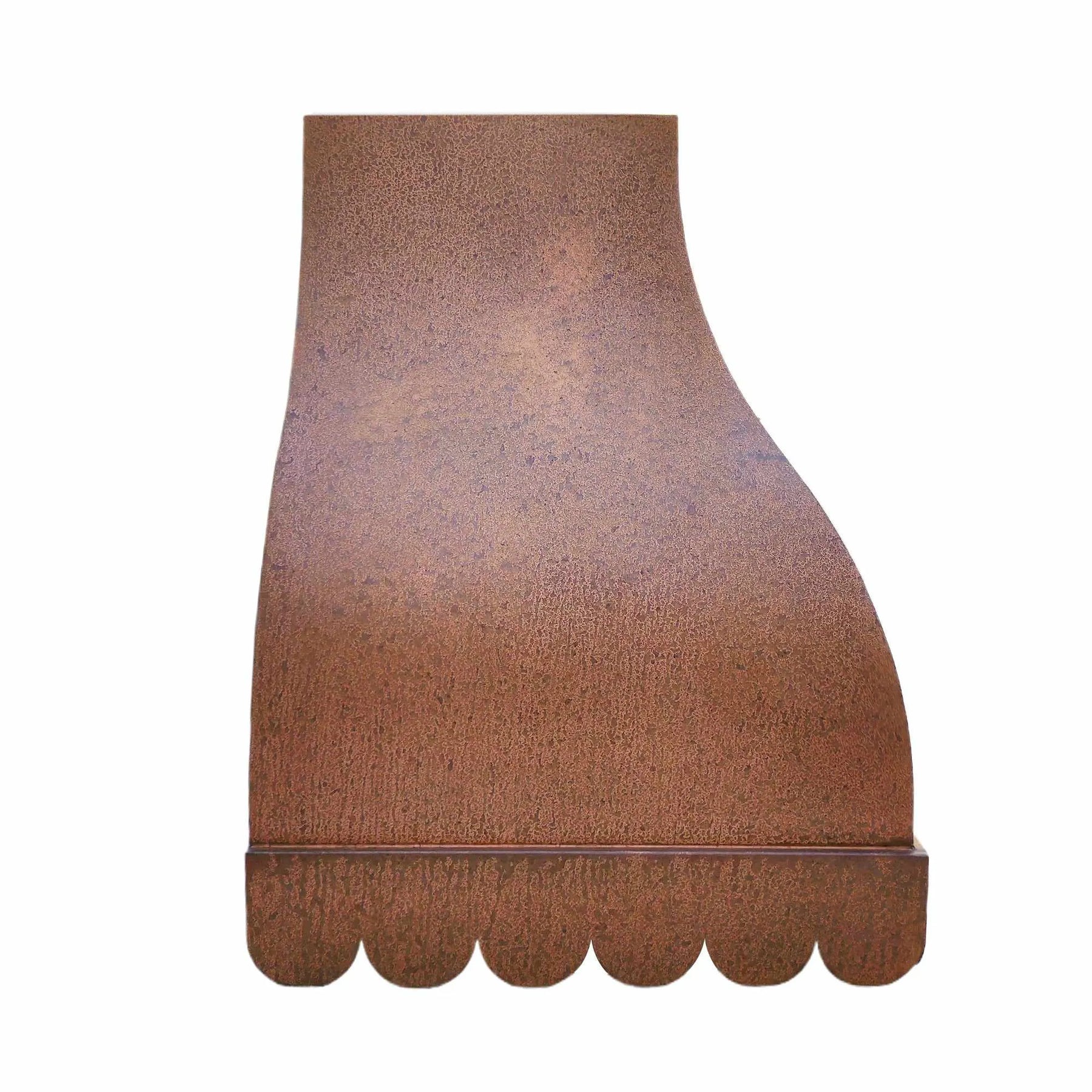 Fobest Vintage Copper Range Hood with Scalloped Bottom FCP-150-Copper Range Hood-Fobest