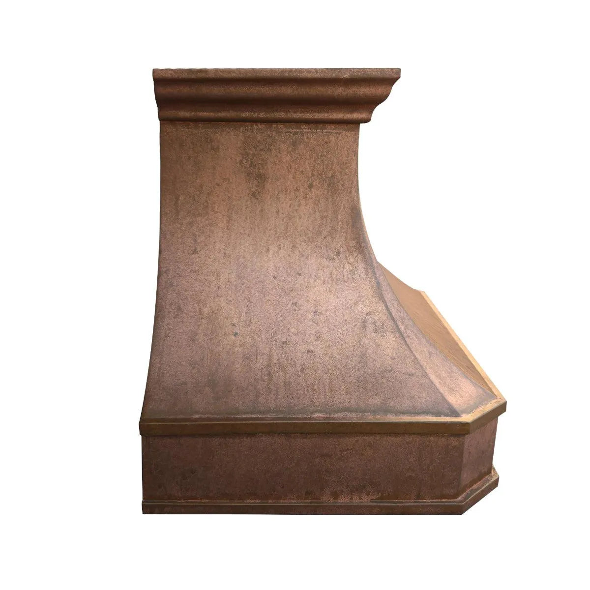 Fobest Vintage Copper Range Hood with center apron design FCP-121-Copper Range Hood-Fobest