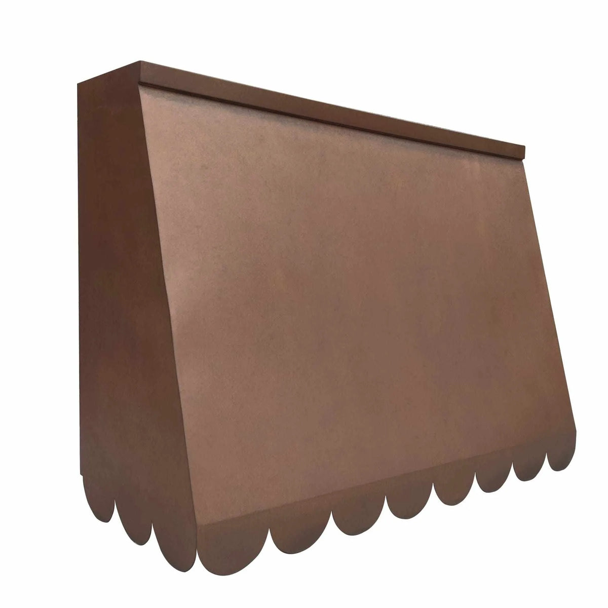 Fobest Vintage Copper Vent Hood Scalloped Bottom FCP-189-Copper Range Hood-Fobest