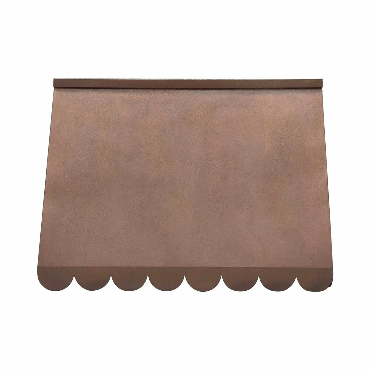 Fobest Vintage Copper Vent Hood Scalloped Bottom FCP-189-Copper Range Hood-Fobest