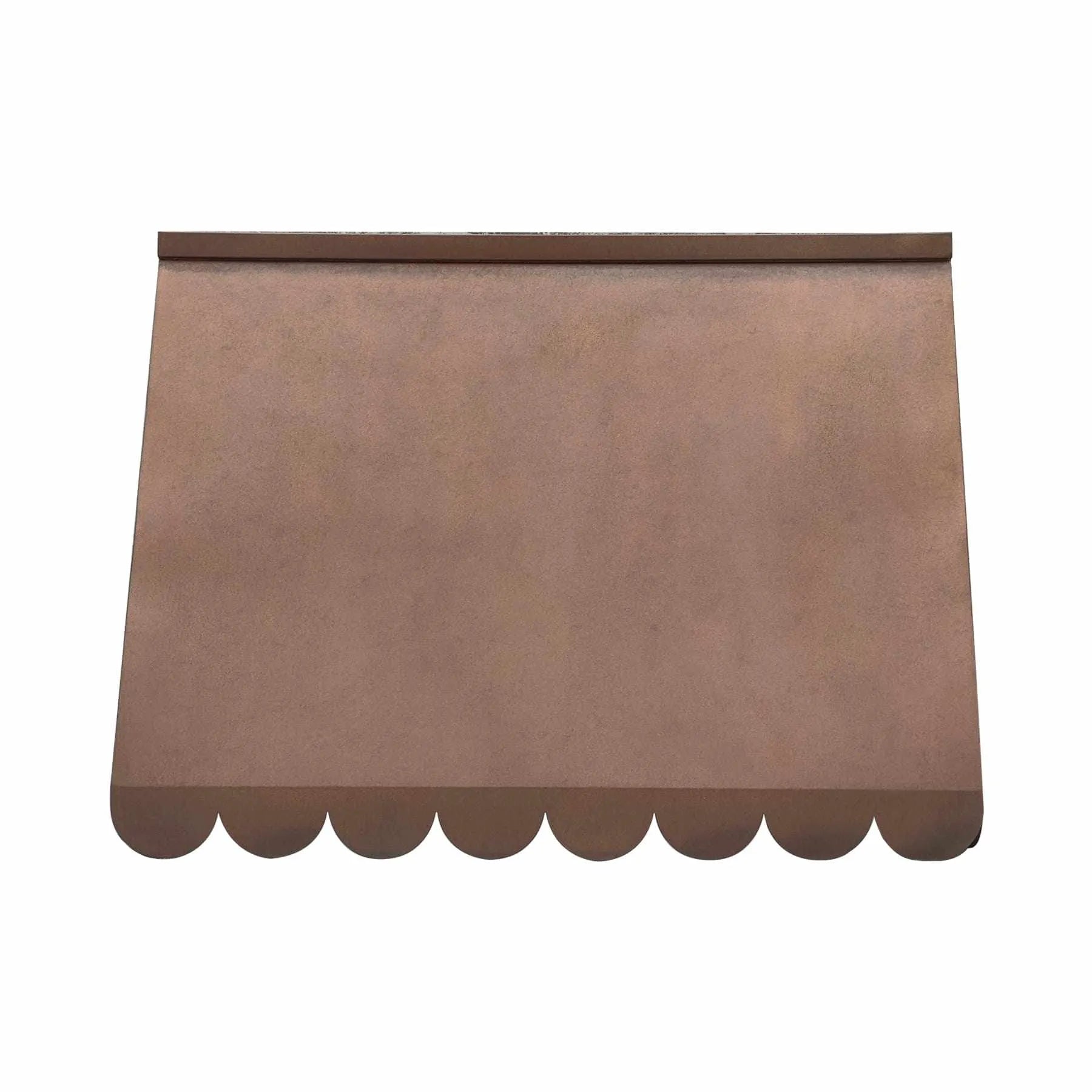 Fobest Vintage Copper Vent Hood Scalloped Bottom FCP-189-Copper Range Hood-Fobest