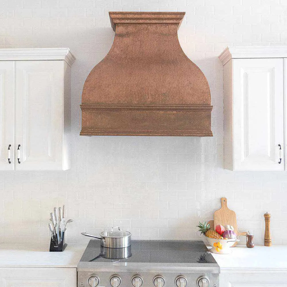 Fobest Vintage Custom Range Hood with Bell Design FCP-111-Copper Range Hood-Fobest
